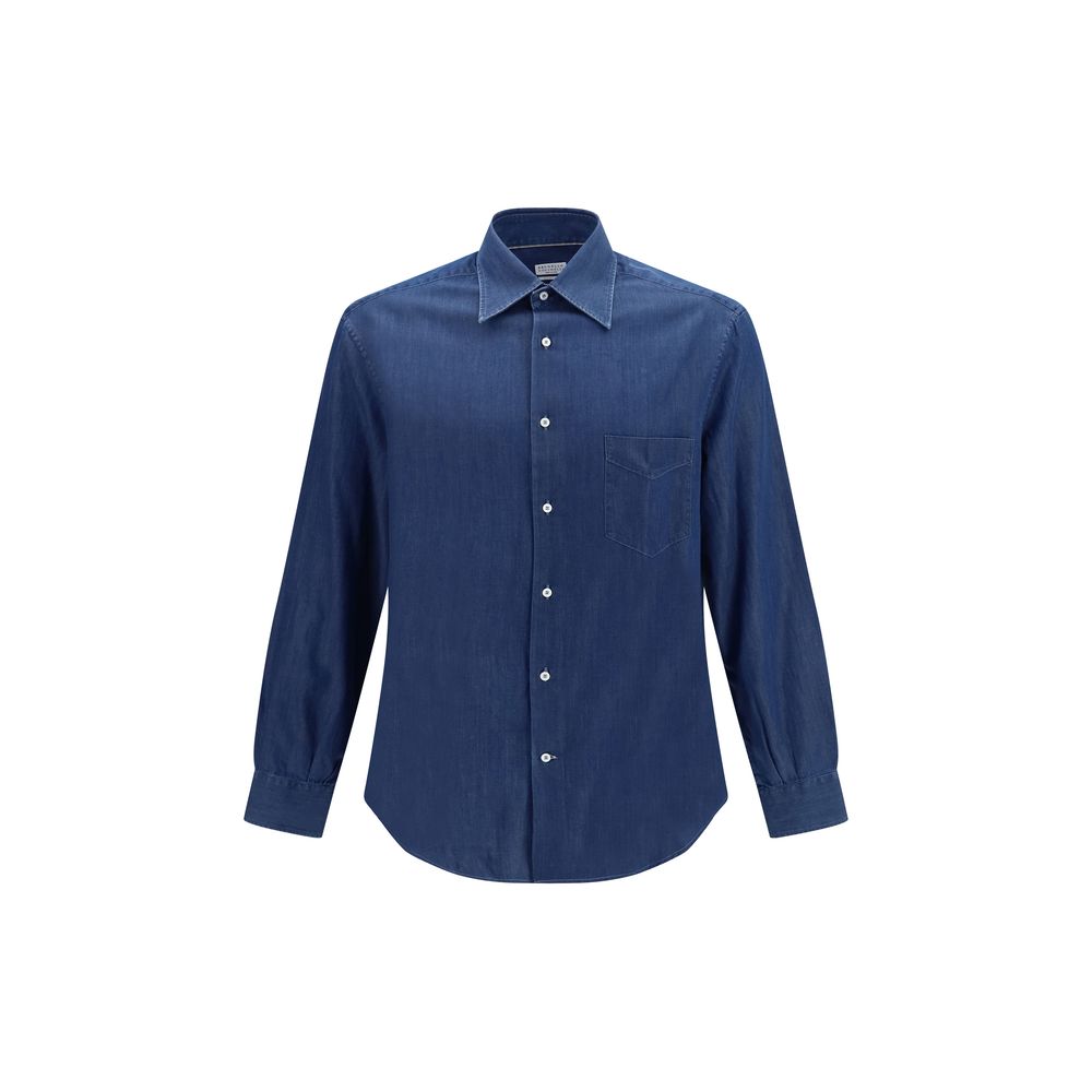 Brunello Cucinelli Blue Denim Shirt | Regal Royce
