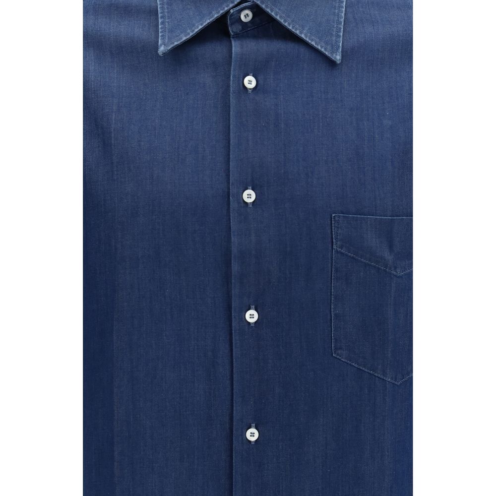 Brunello Cucinelli Blue Denim Shirt | Regal Royce
