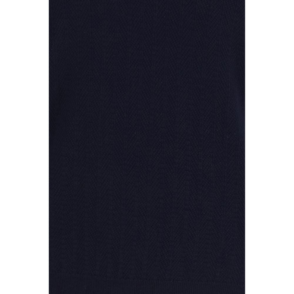 Brooksfield Blue Wool Oves Aries Sweatshirt | Regal Royce