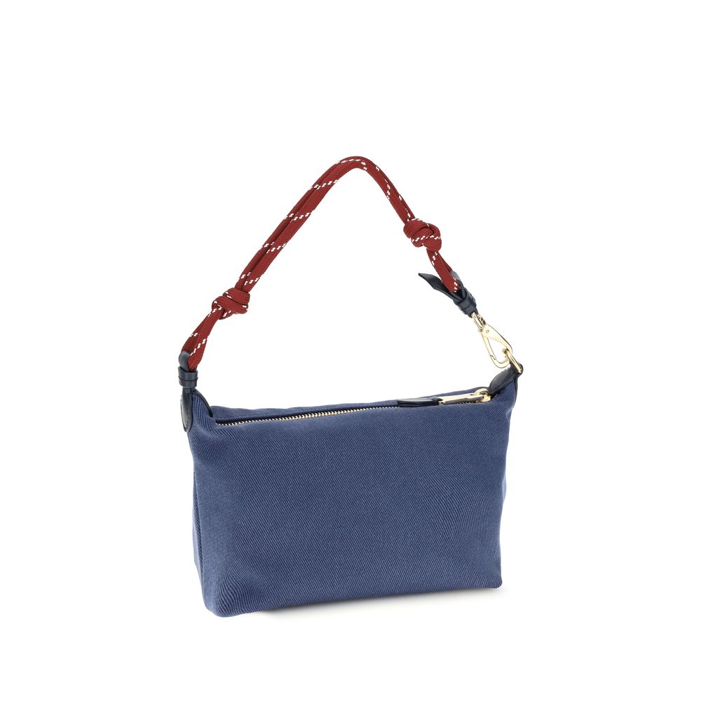 Miu Miu Blue Cotton Shoulder Bag | Regal Royce