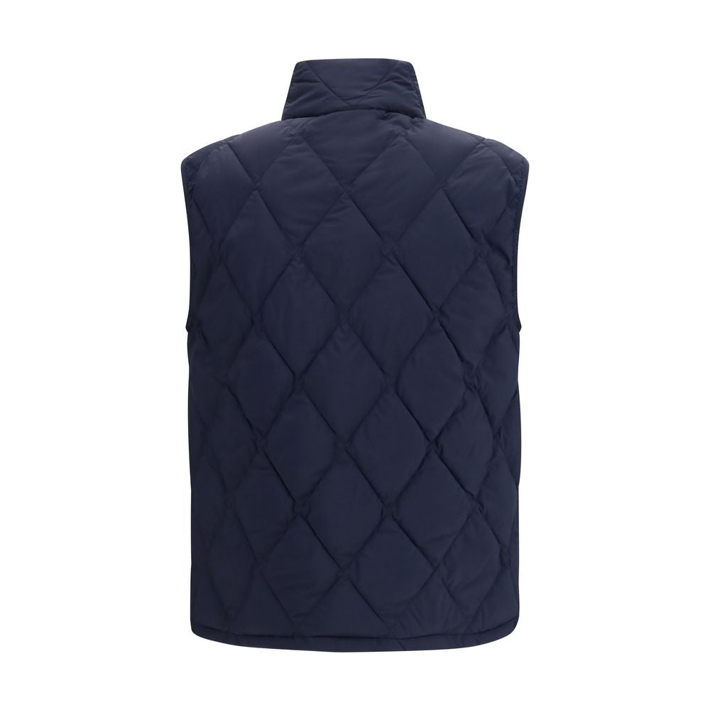 Burberry Blue Polyamide Sleeveless Jacket | Regal Royce