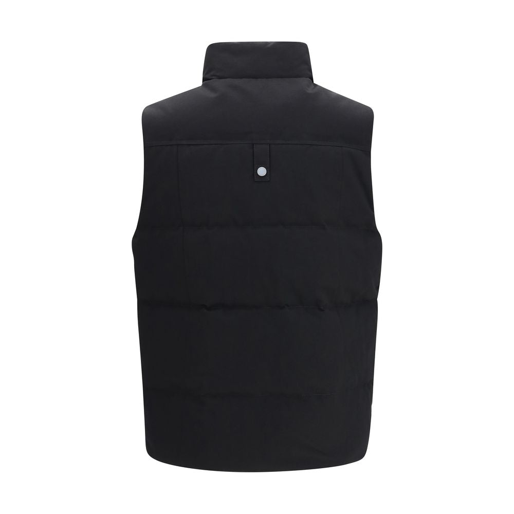 Moose Knuckles Black Cotton Sleeveless Jacket | Regal Royce