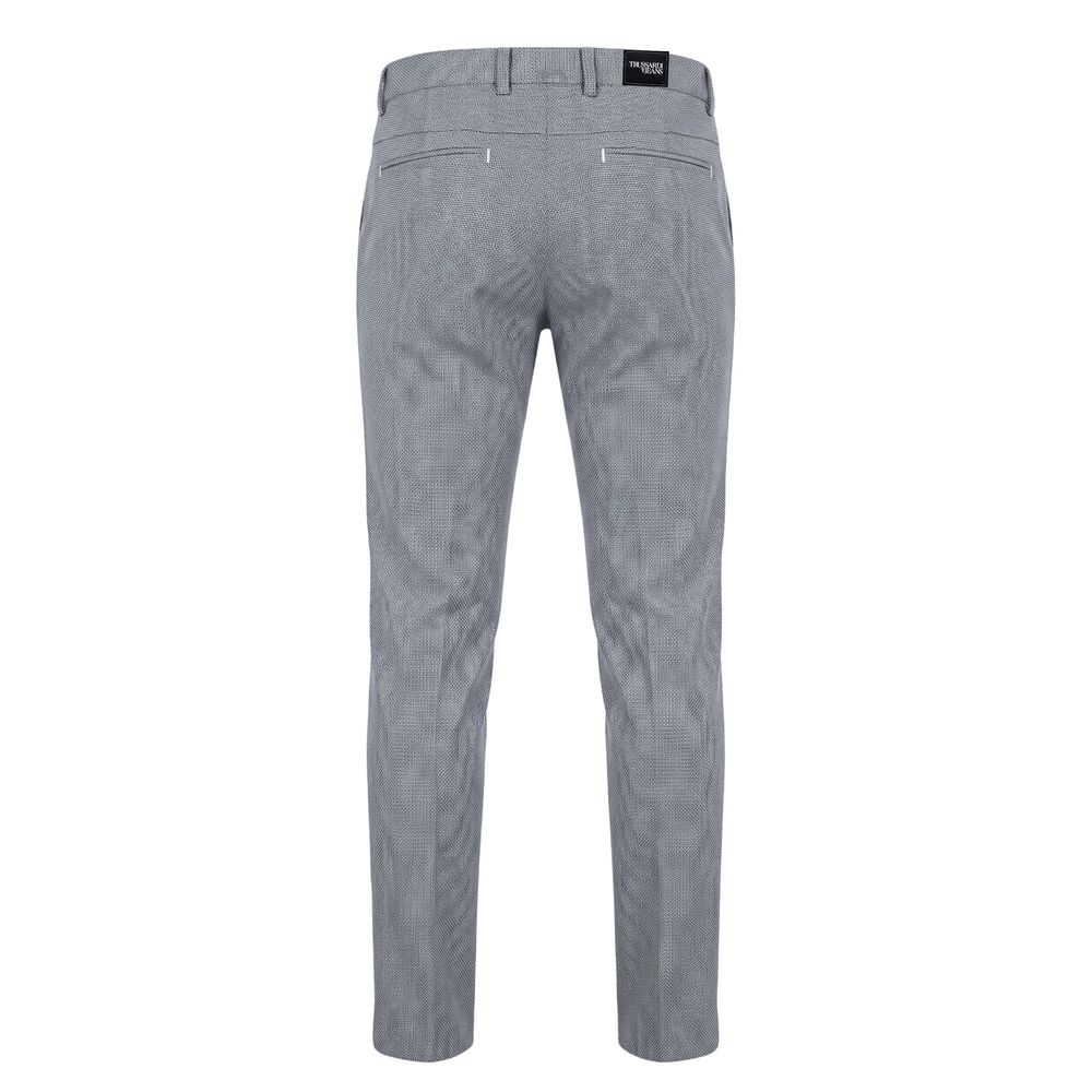 Trussardi Jeans Blue Flax Men Pant | Regal Royce