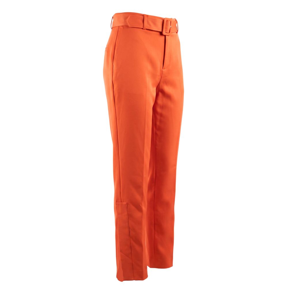 Trussardi Orange Viscose Women Pants | Regal Royce