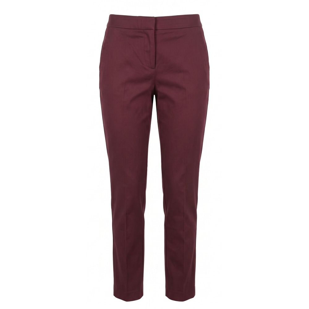 Trussardi Red Cotton Women Pants | Regal Royce