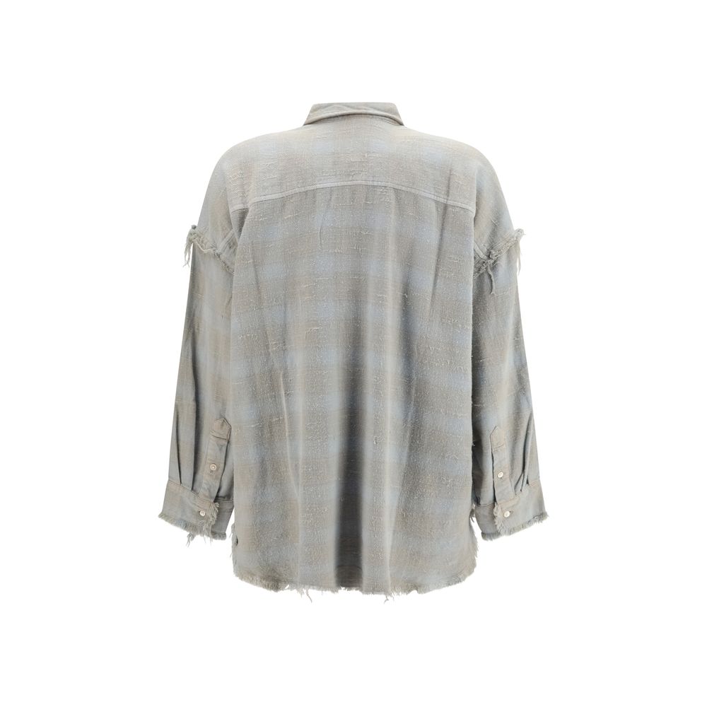 R13 Blue Cotton Pattern Shirt | Regal Royce
