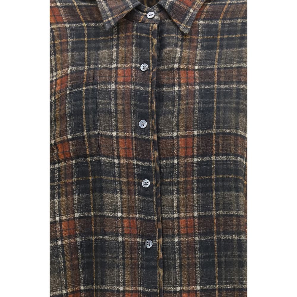 R13 Multicolor Cotton Pattern Shirt | Regal Royce