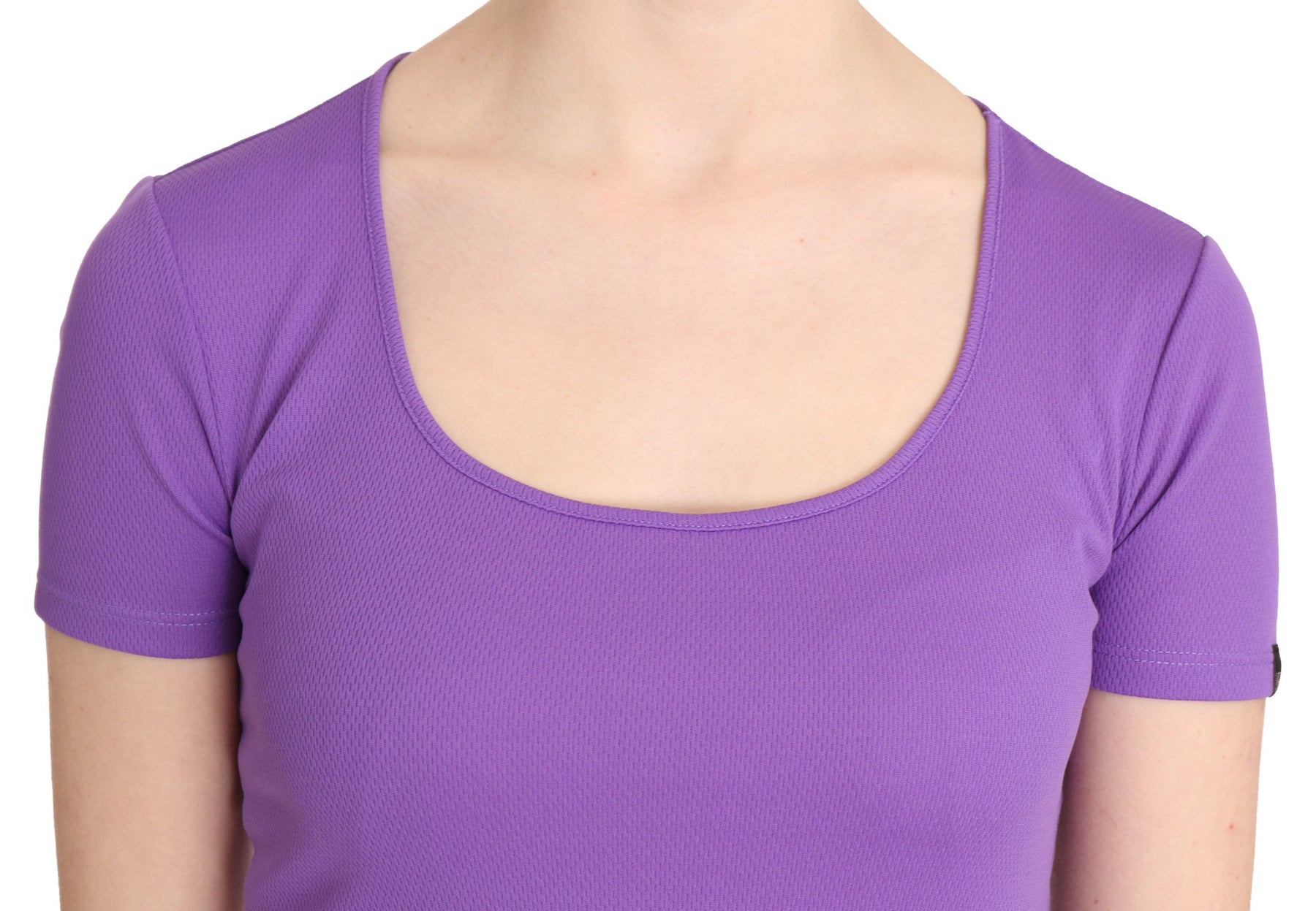 GF Ferre Purple 100% Polyester Short Sleeve Top  Blouse | Regal Royce