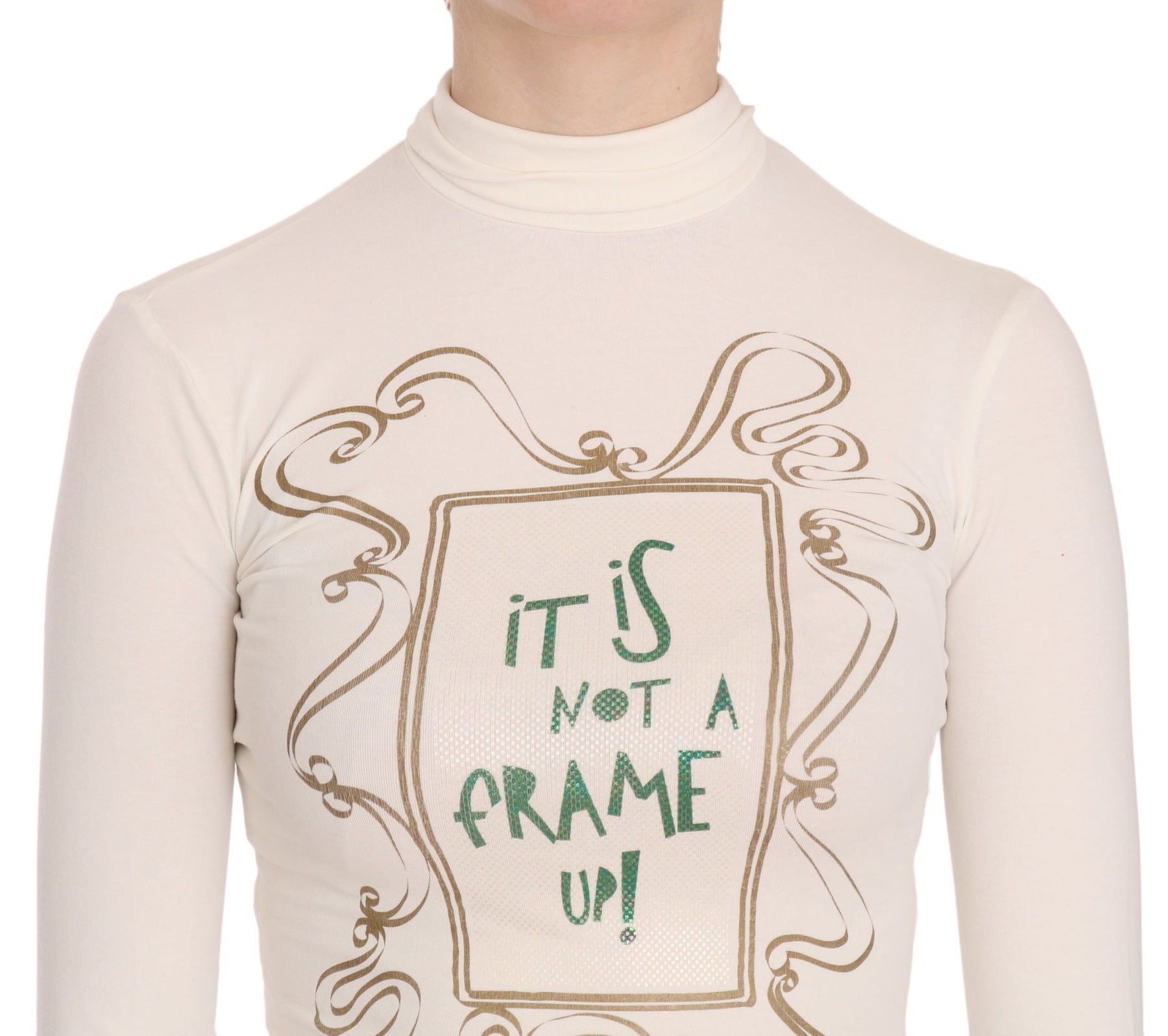 Exte Crew Neck It Is Not A Frame Up! Print Blouse | Regal Royce