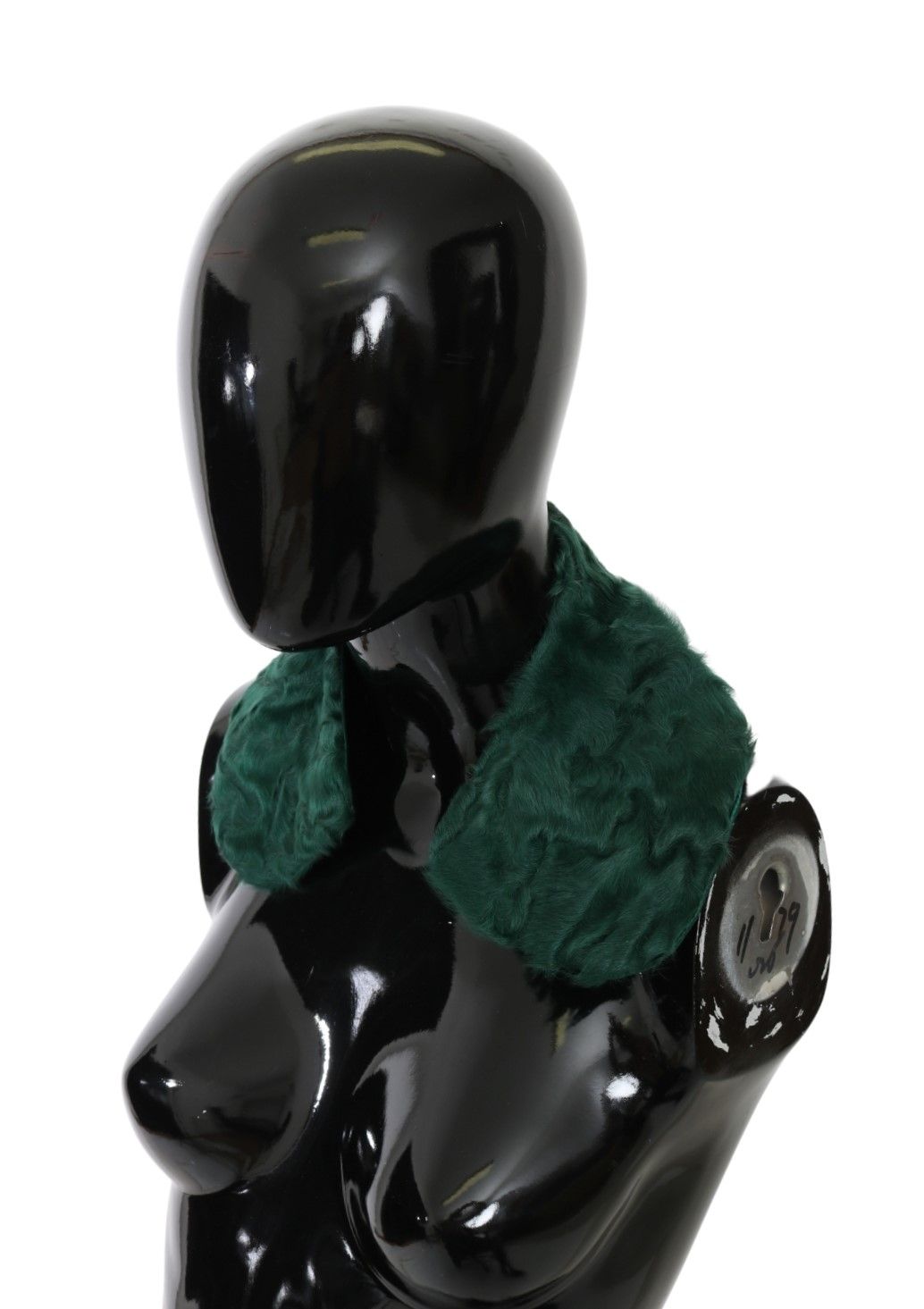 Dolce & Gabbana Green Fur Shoulder Collar Wrap Lambskin Scarf | Regal Royce