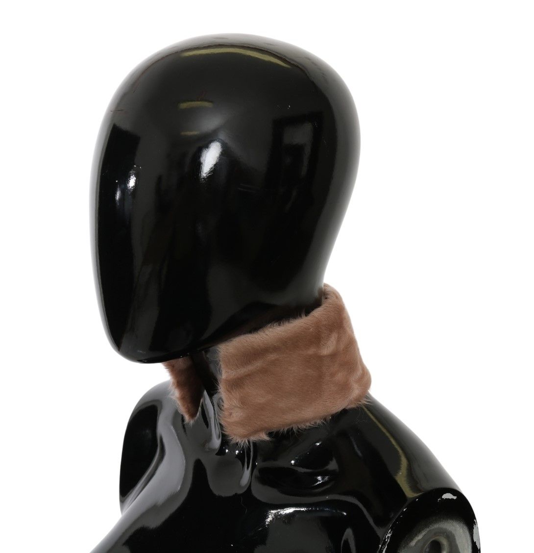 Dolce & Gabbana Beige Fur Neck Collar Lambskin Scarf | Regal Royce