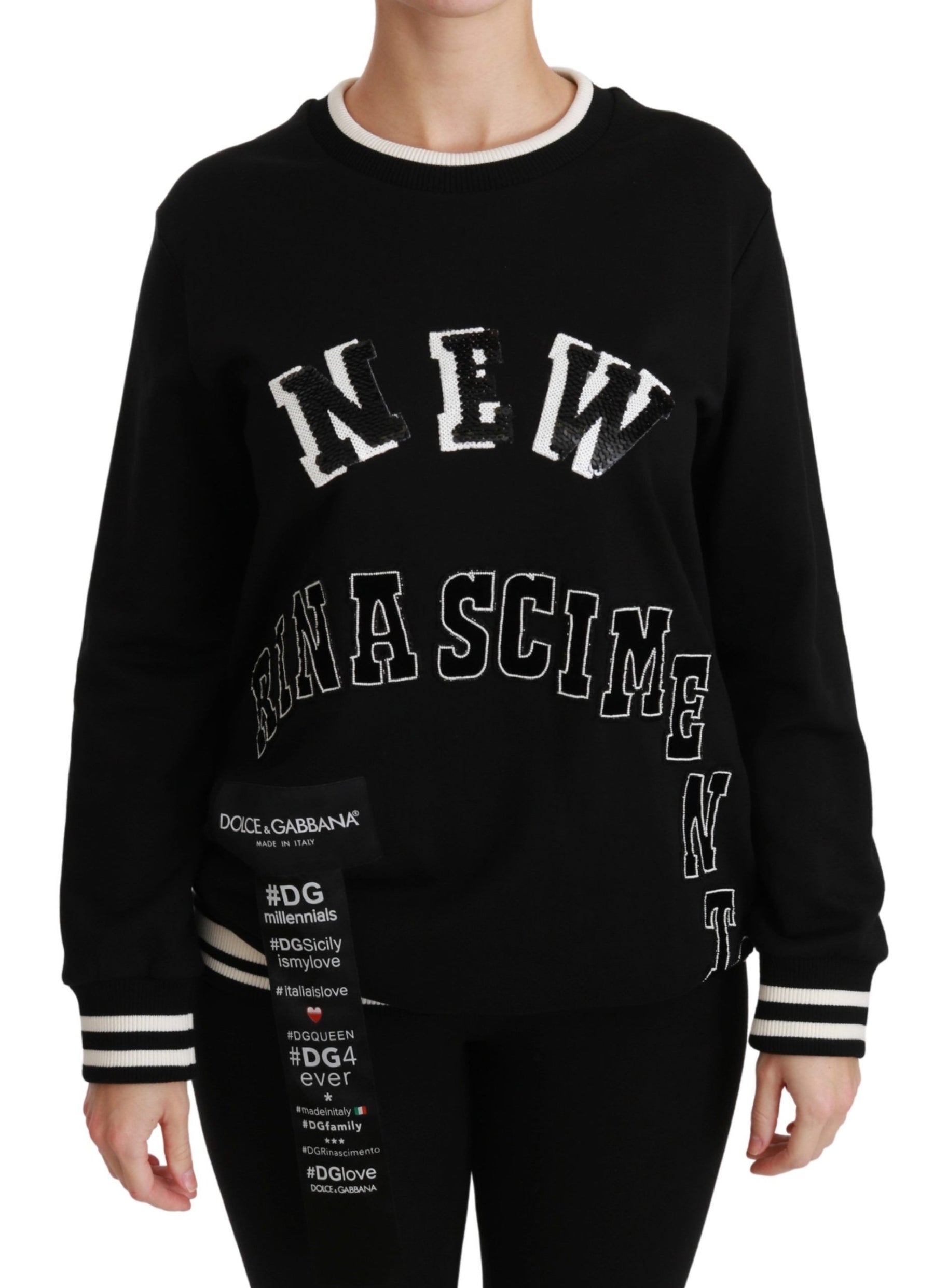 Dolce & Gabbana Black Rinascimento #DGmillennials Sweater | Regal Royce