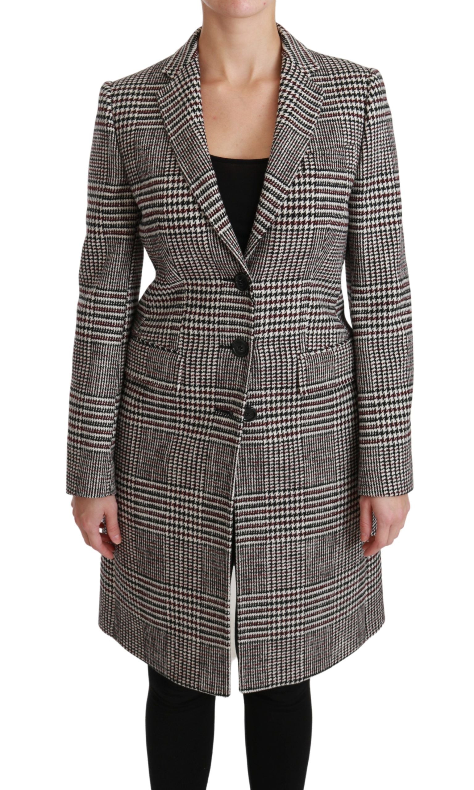 Dolce & Gabbana Multicolor Trench Knee Long Jacket Coat | Regal Royce