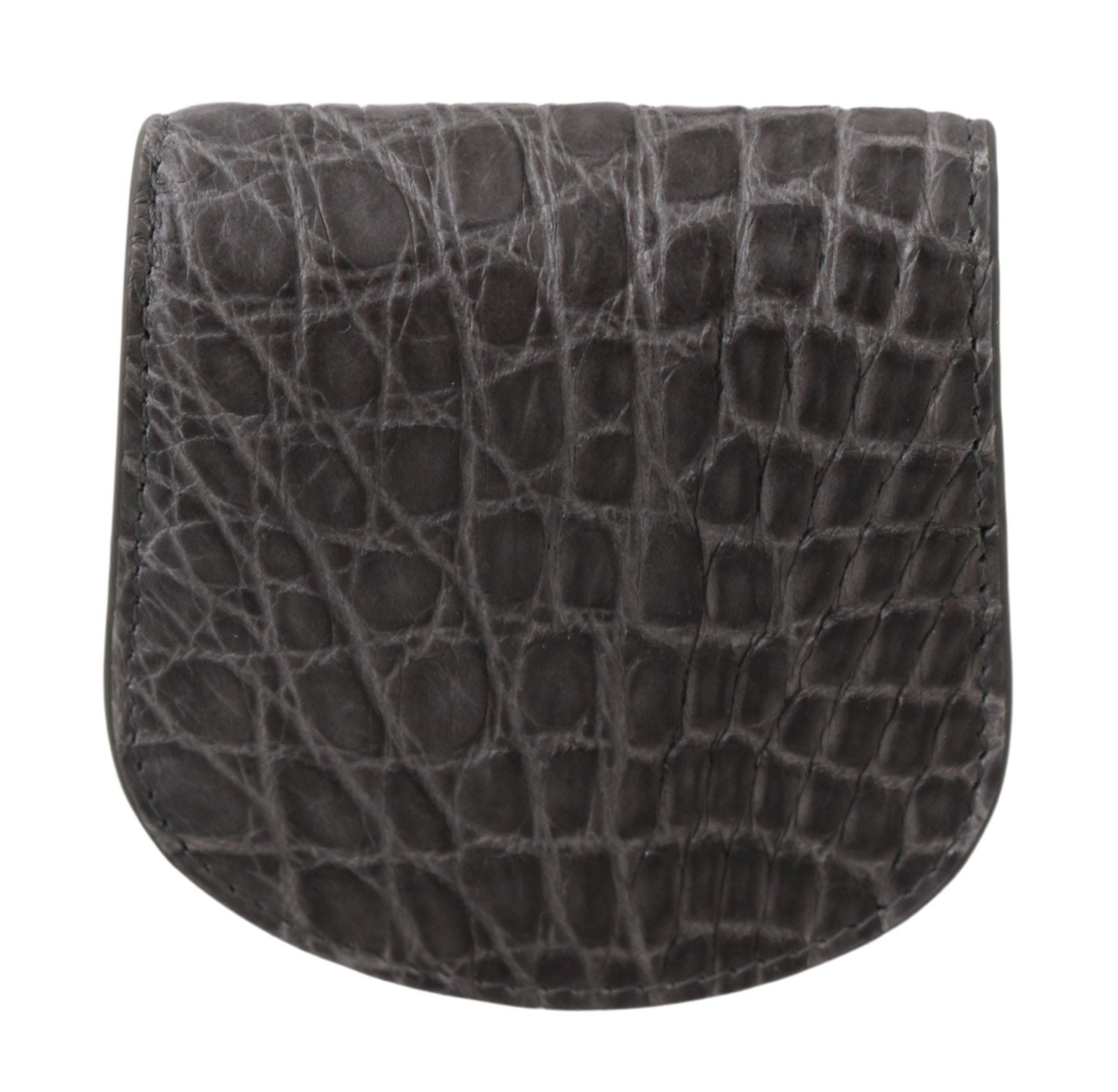 Dolce & Gabbana Gray Exotic Skin Condom Case Holder Pocket Wallet | Regal Royce