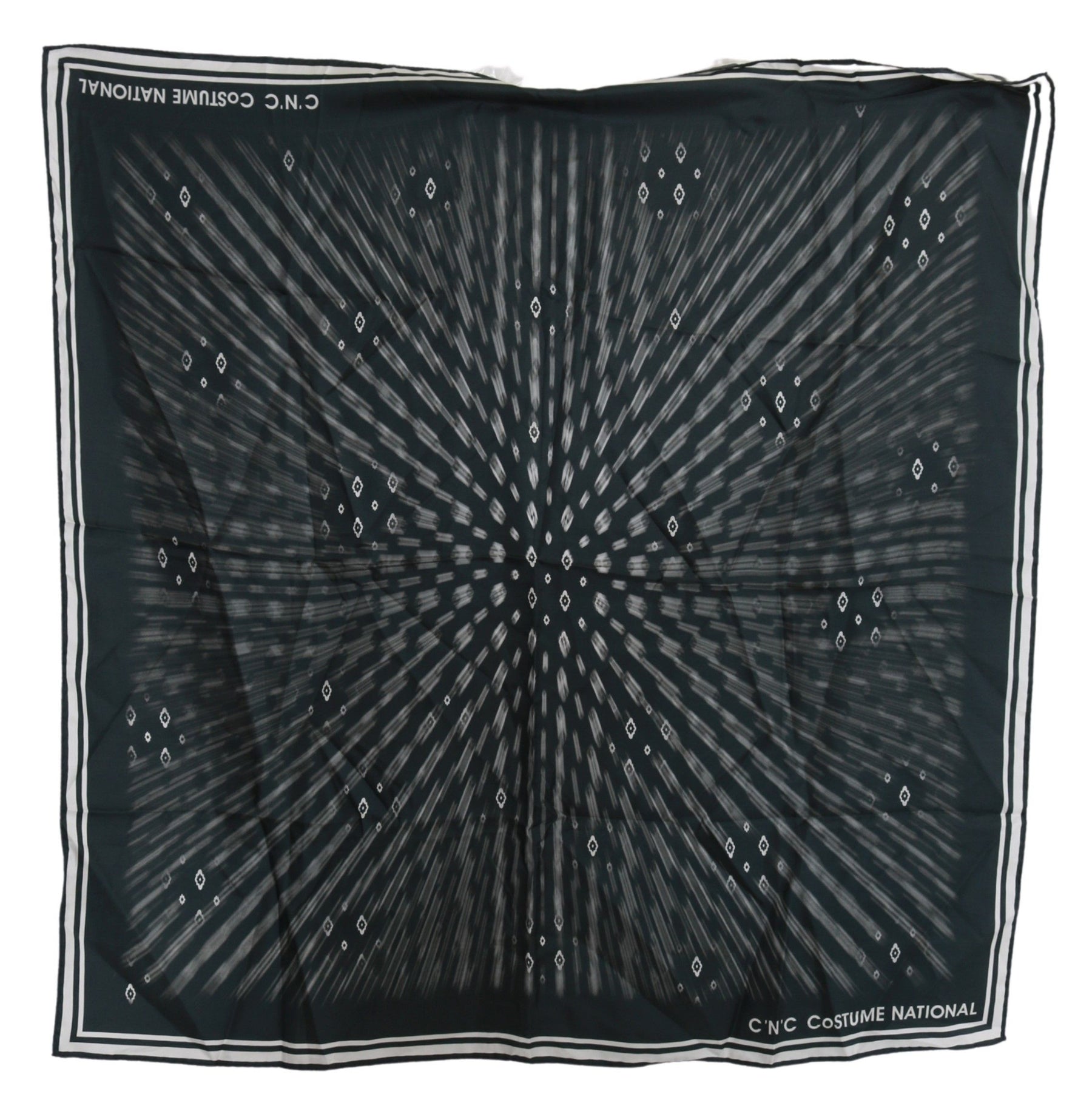 Costume National Blue Foulard Silk Women  Scarf | Regal Royce