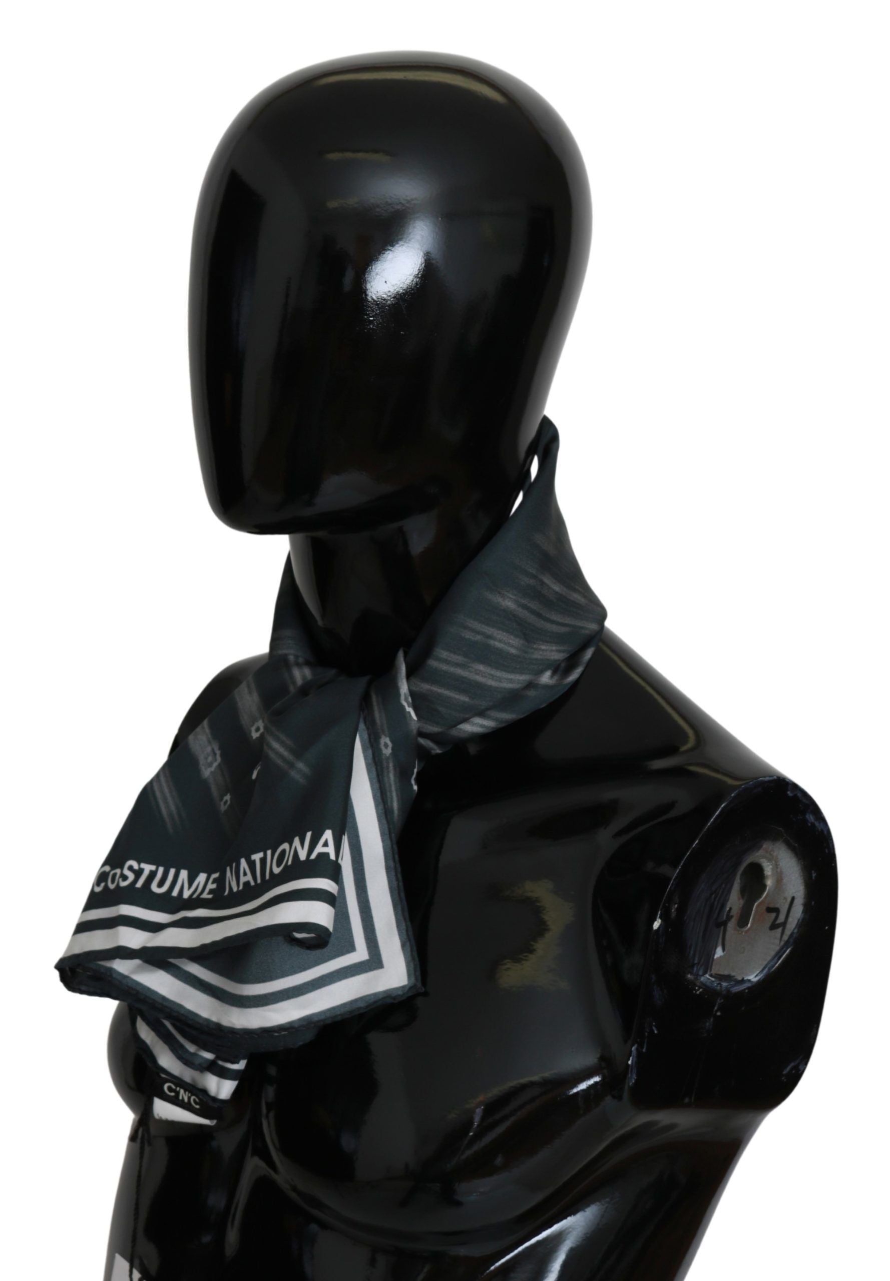 Costume National Blue Foulard Silk Women  Scarf | Regal Royce