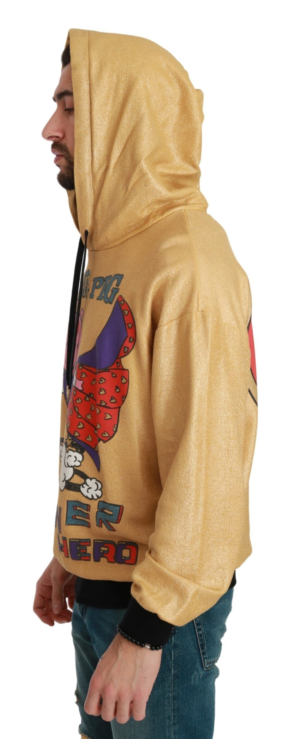 Dolce & Gabbana Gold Pig of the Year Hooded Sweater | Regal Royce