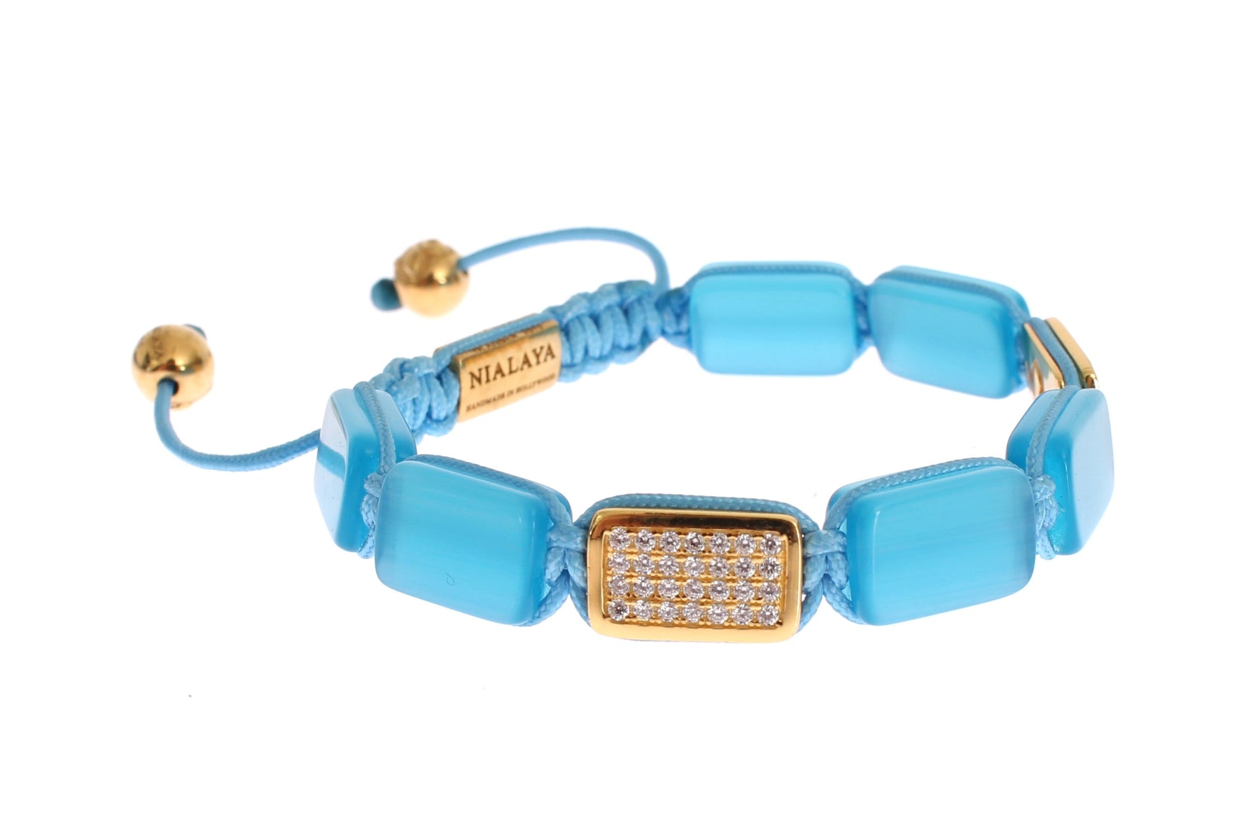 Nialaya CZ Opal 18K Gold 925 Bracelet | Regal Royce