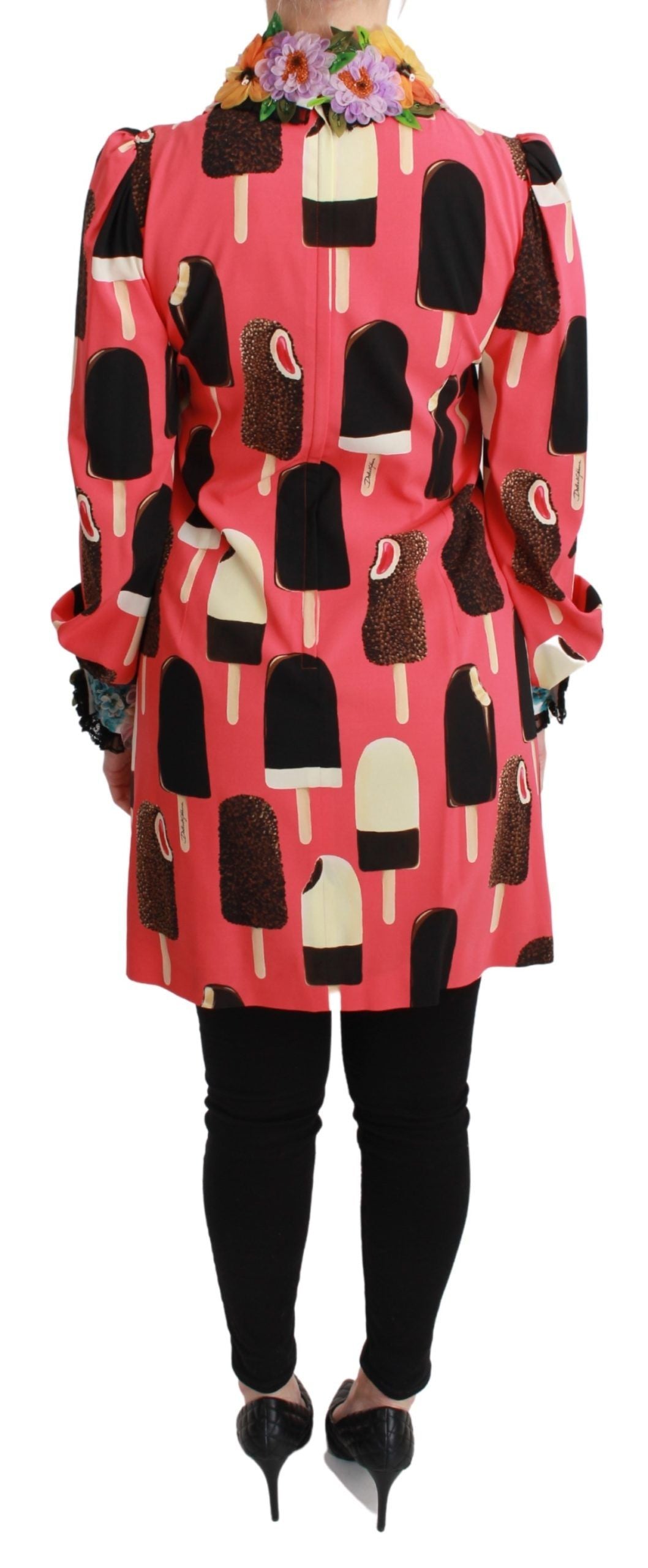 Dolce & Gabbana Pink Ice Cream Roses Sequined Dress | Regal Royce