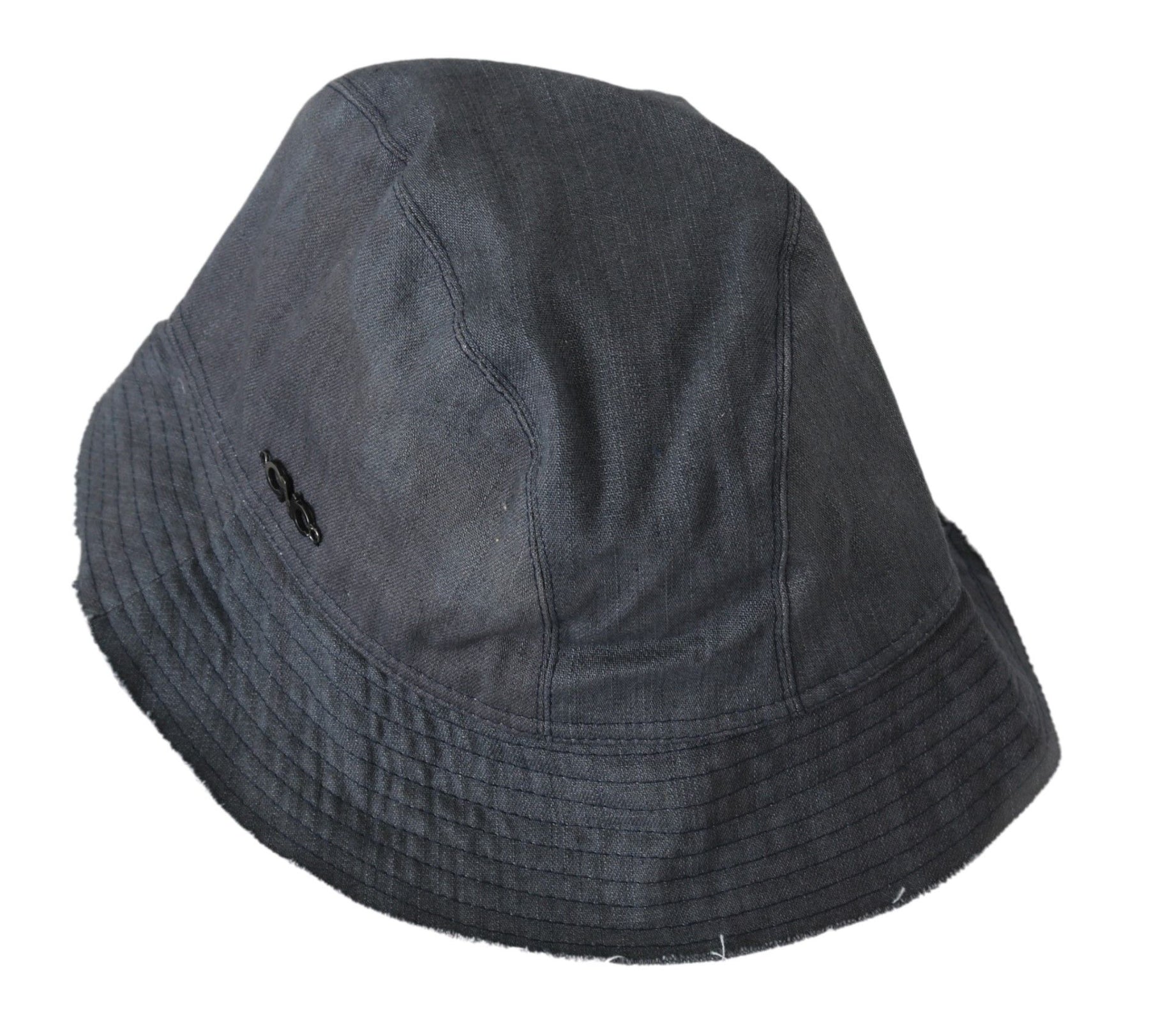 Costume National Black Washed Wide Brim Outdoor Bucket Hat | Regal Royce