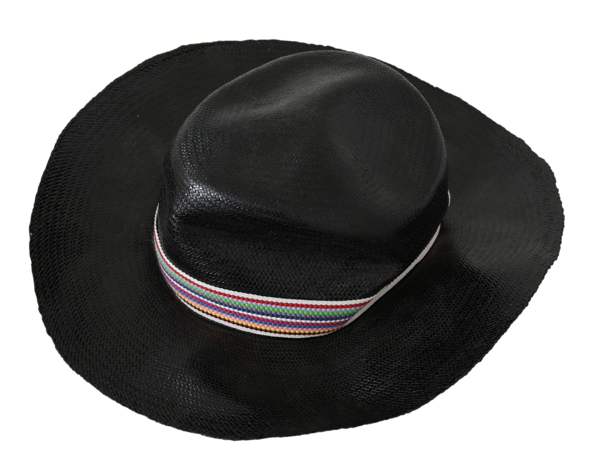 Costume National Black Wide Brim Cowboy Solid Hat