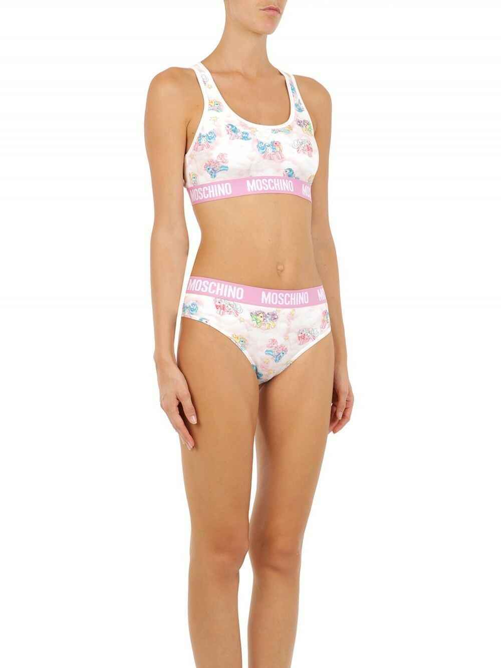 Moschino White Two-Piece Sleepwear My Little Pony Bikini | Regal Royce