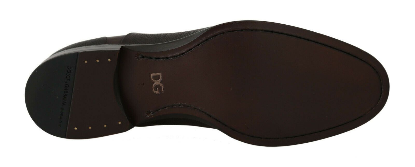 Dolce & Gabbana Brown Leather Laceups Dress Mens Shoes | Regal Royce