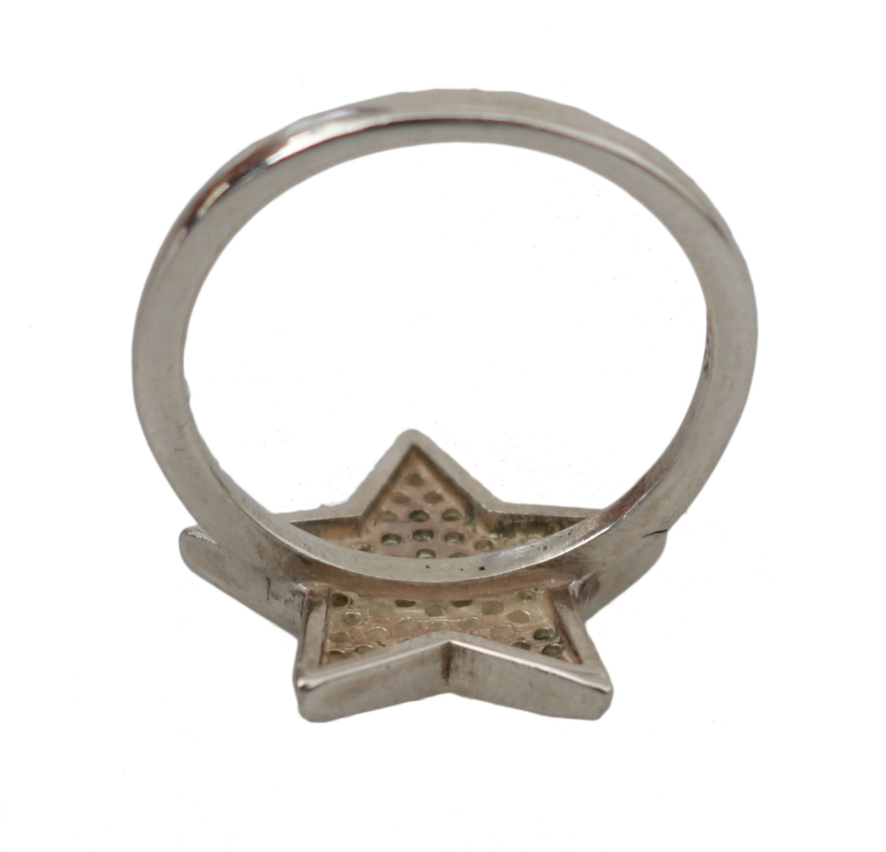 Nialaya Silver Womens Clear CZ Star 925 Ring | Regal Royce