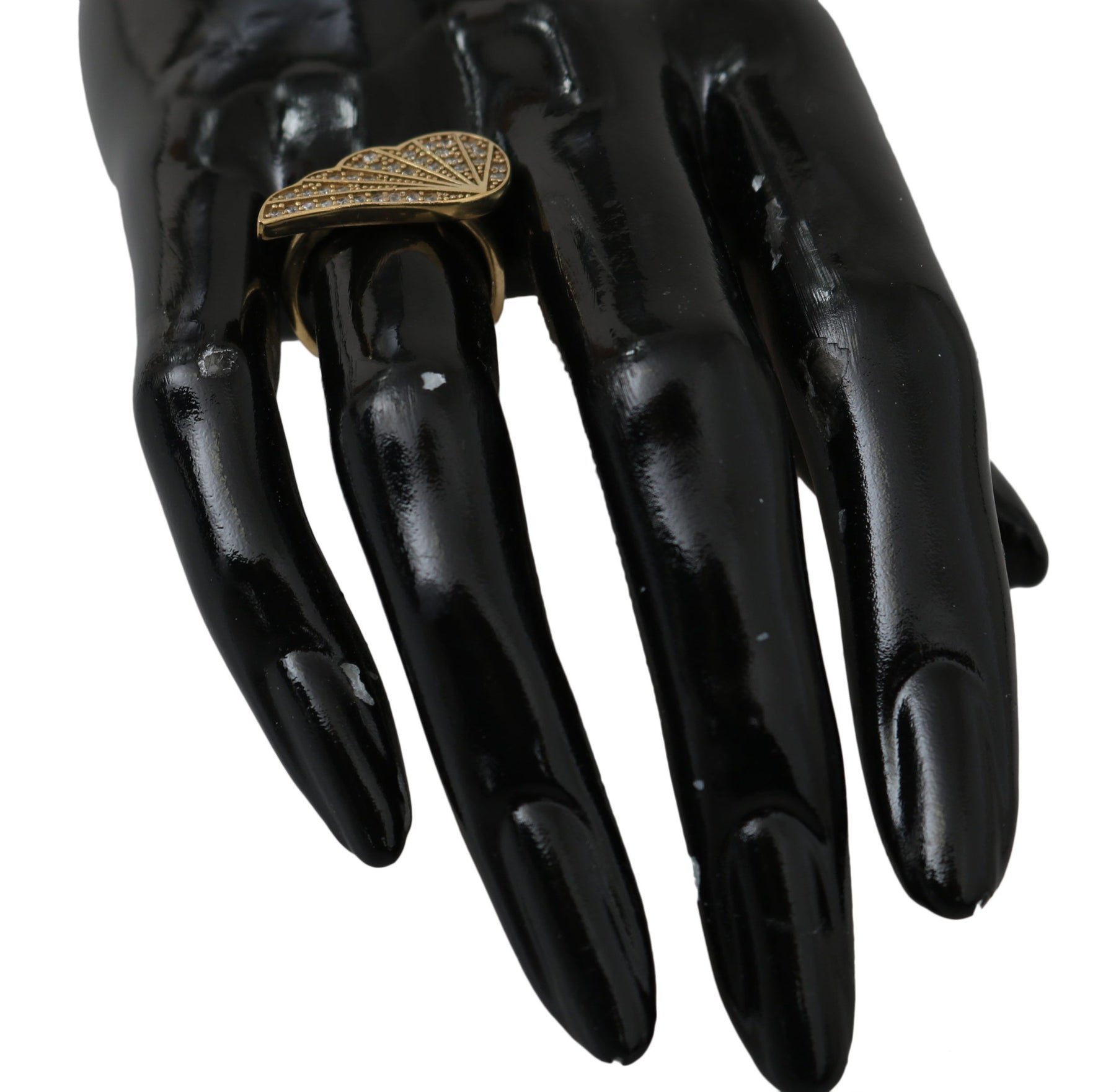 Nialaya Gold Wing Clear CZ 925 Silver Authentic Women | Regal Royce