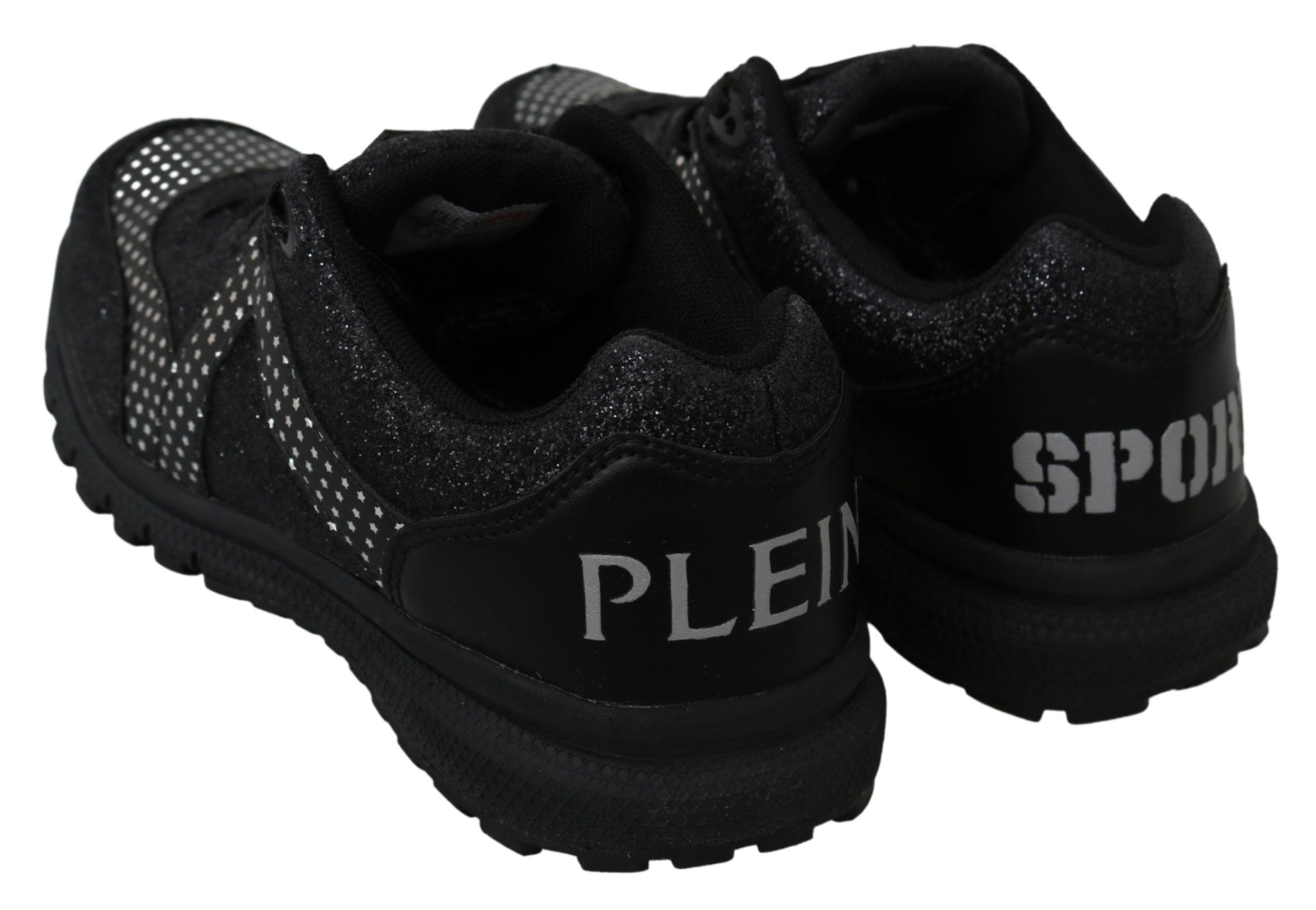 Philipp Plein Black Running Jasmines Sneakers Shoes | Regal Royce