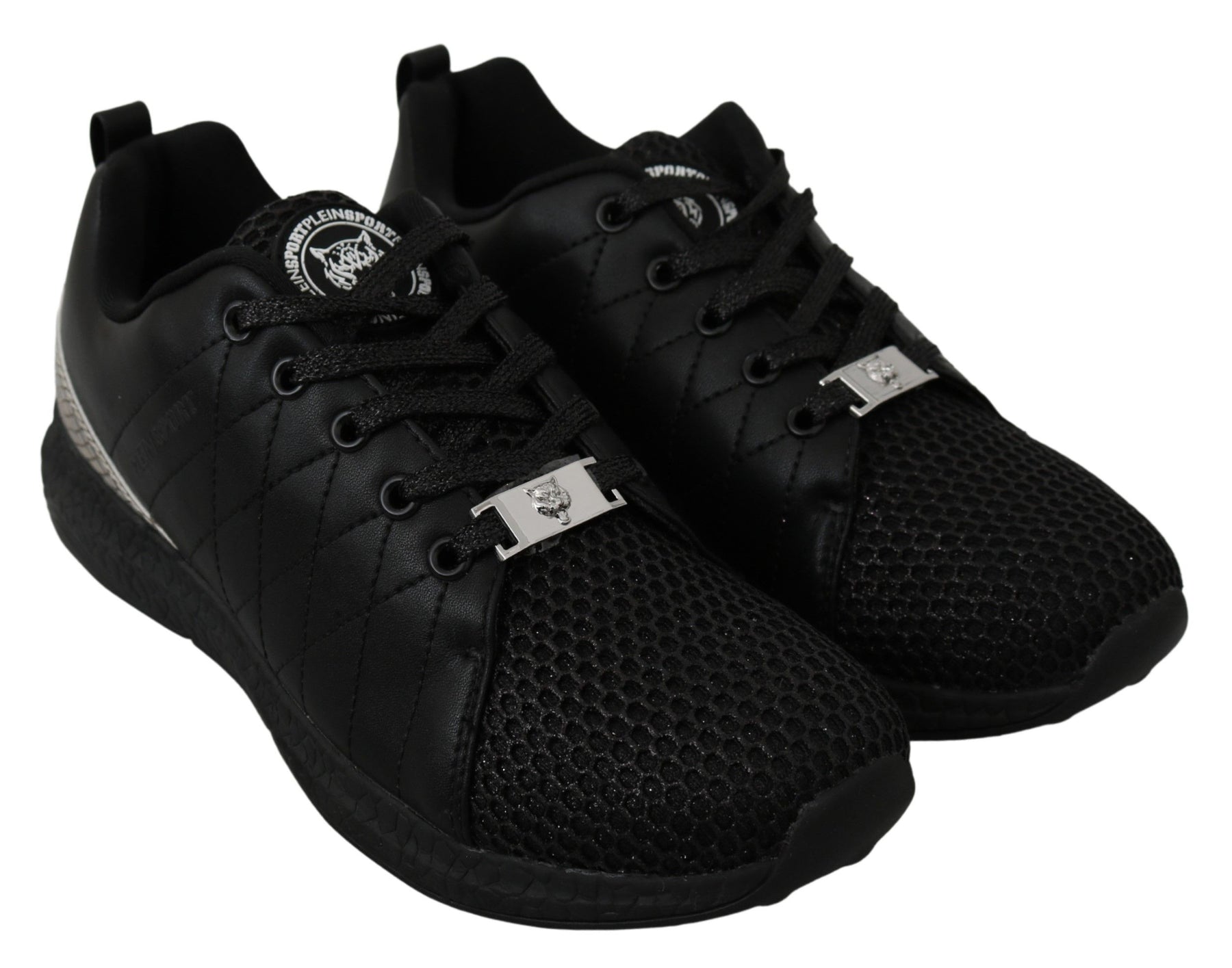 Philipp Plein Black Casual Running Sneakers Shoes | Regal Royce