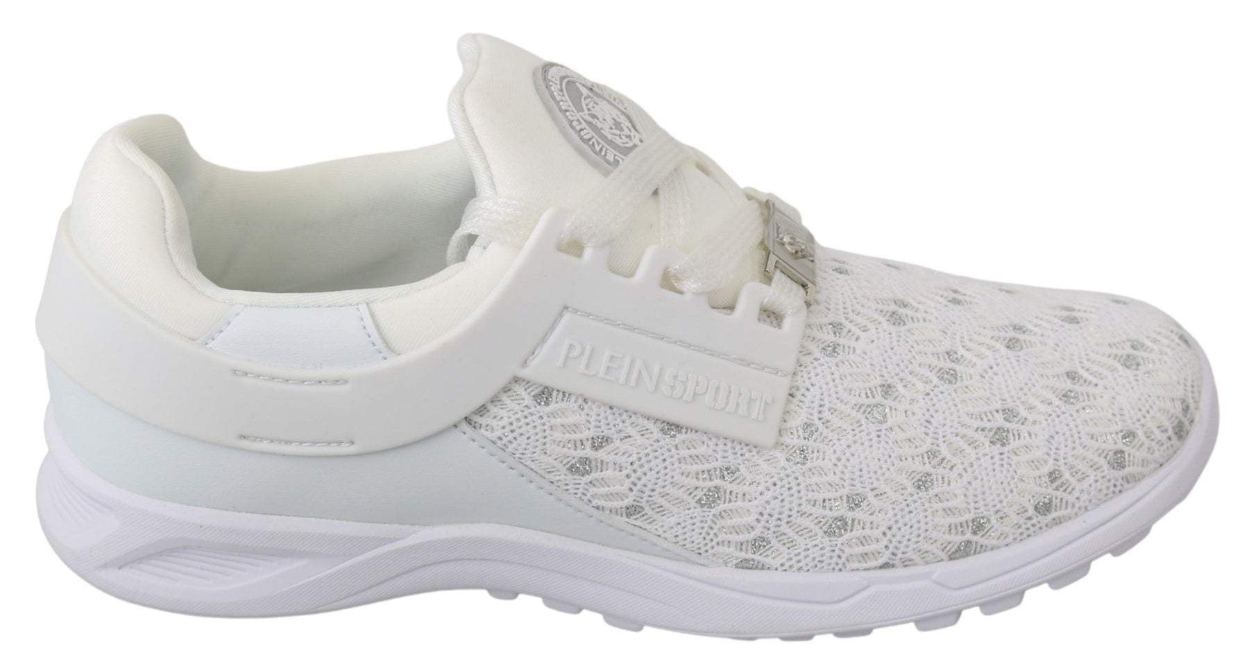 Philipp Plein White Polyester Casual Sneakers Shoes | Regal Royce