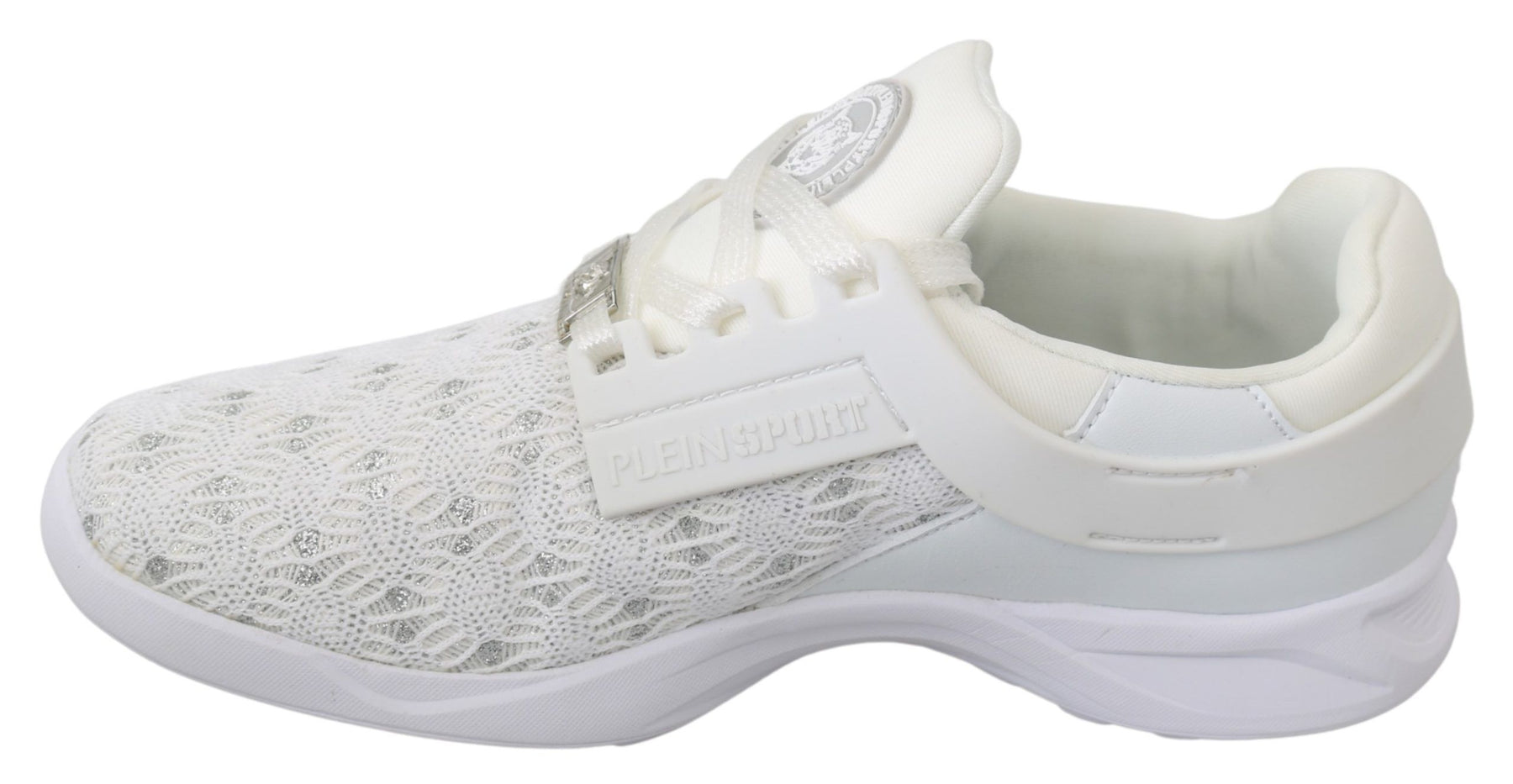 Philipp Plein White Polyester Casual Sneakers Shoes | Regal Royce