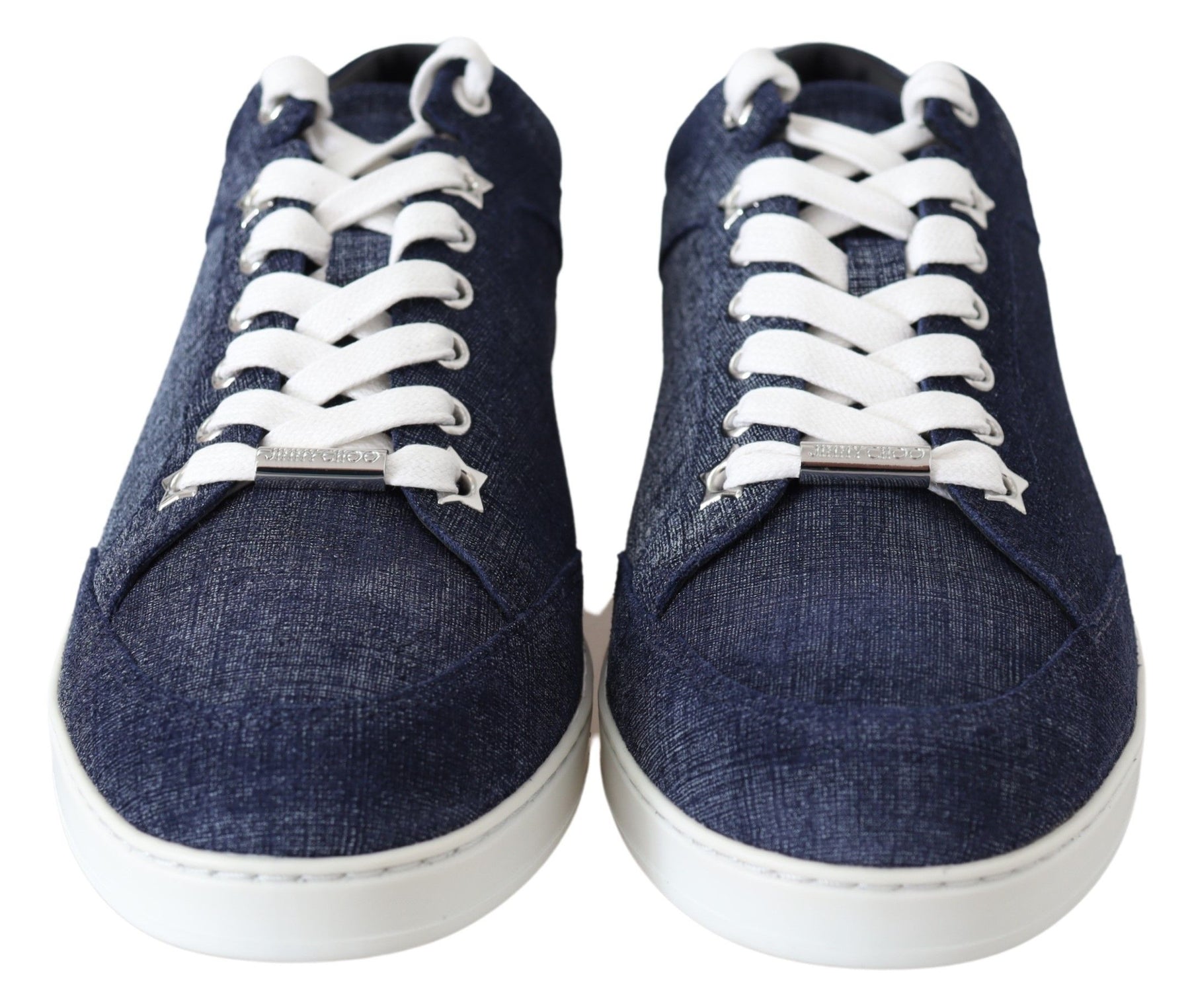 Jimmy Choo Miami Blue Denim Sneakers | Regal Royce