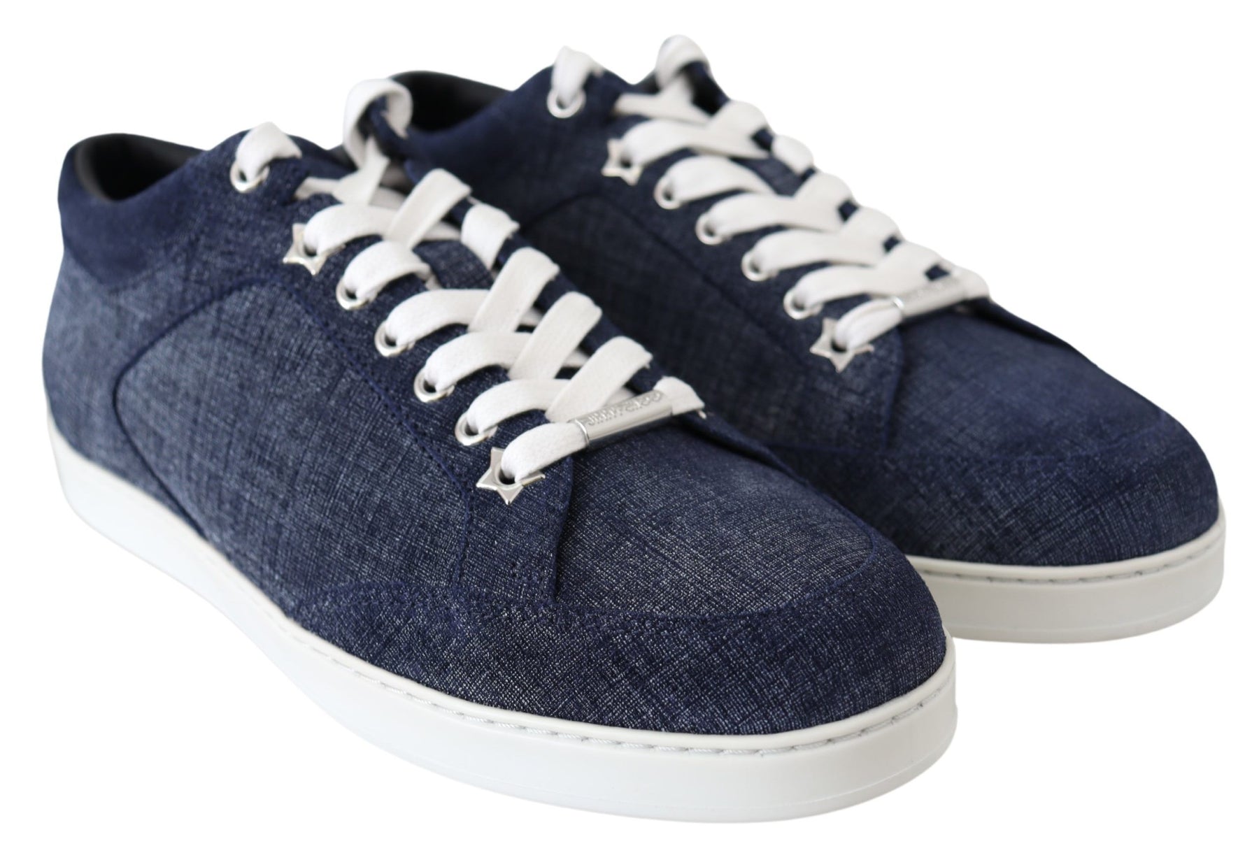 Jimmy Choo Miami Blue Denim Sneakers | Regal Royce