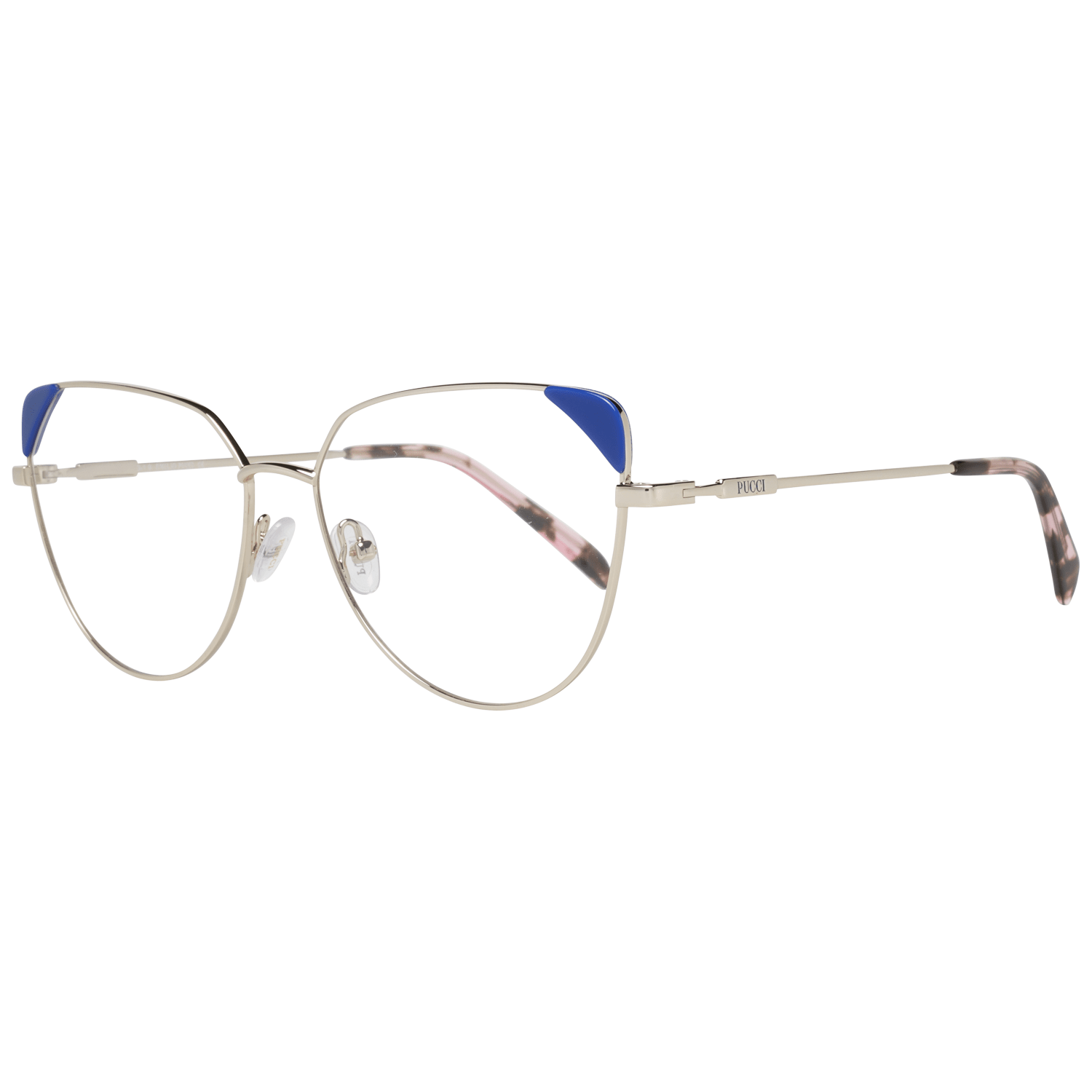 Emilio Pucci Gold Metal & Plastic Glasses (Frames) | Regal Royce
