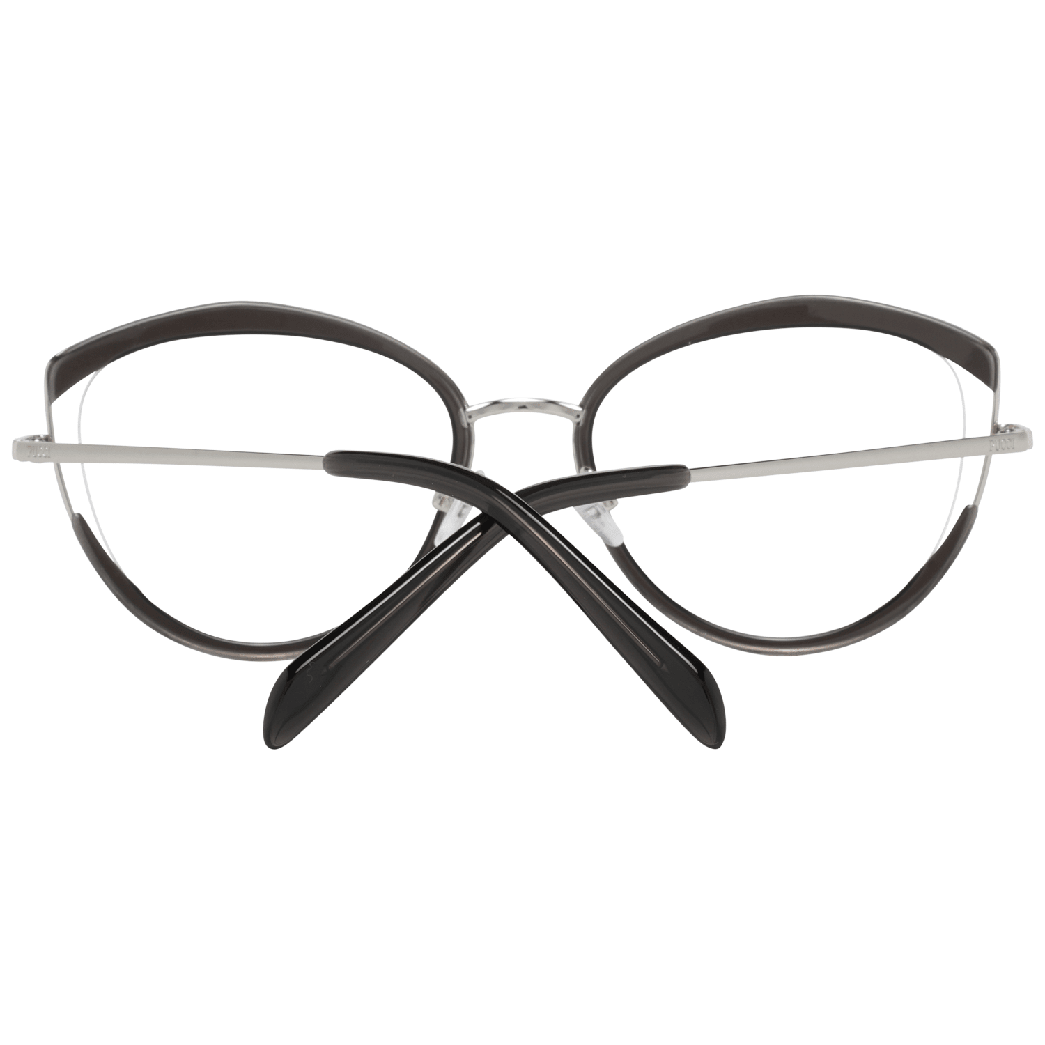Emilio Pucci Black Metal & Plastic Glasses (Frames) | Regal Royce
