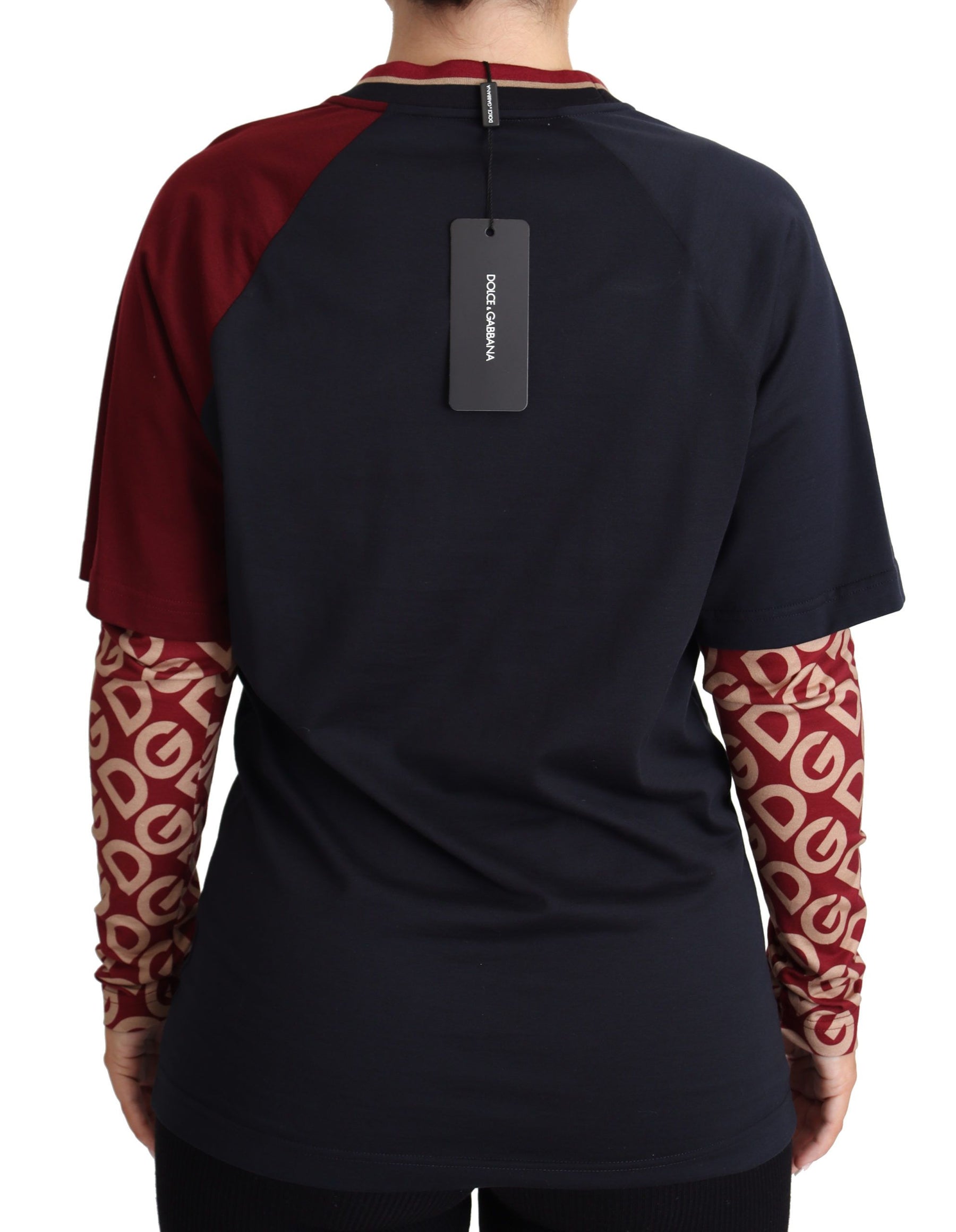 Dolce & Gabbana Multicolor Royals Crewneck Pullover Sweater | Regal Royce