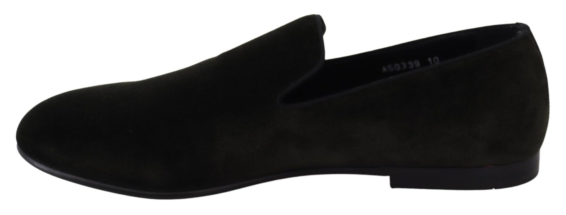 Dolce & Gabbana Green Velvet Slip On Mens Loafers Shoes | Regal Royce