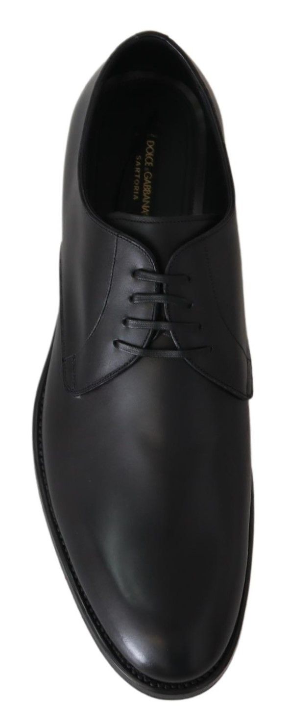 Dolce & Gabbana Black Leather SARTORIA Hand Made Shoes | Regal Royce