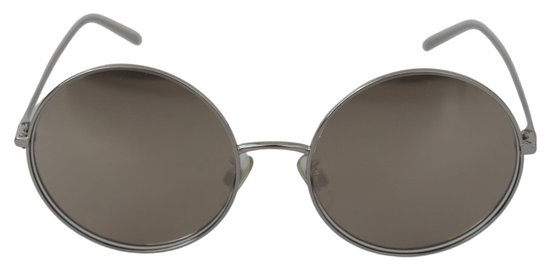 Dolce & Gabbana Silver Plated Round Gray Le nses Women Sunglasses | Regal Royce