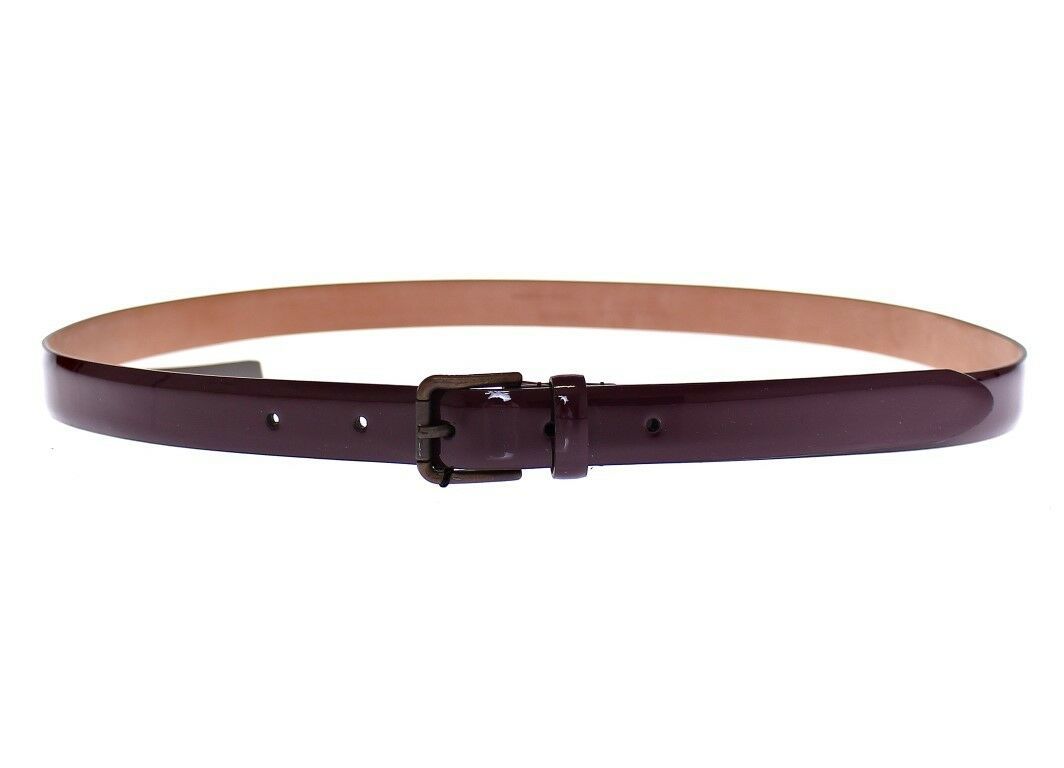 Dolce & Gabbana Purple Leather Logo Cintura Gürtel Belt | Regal Royce