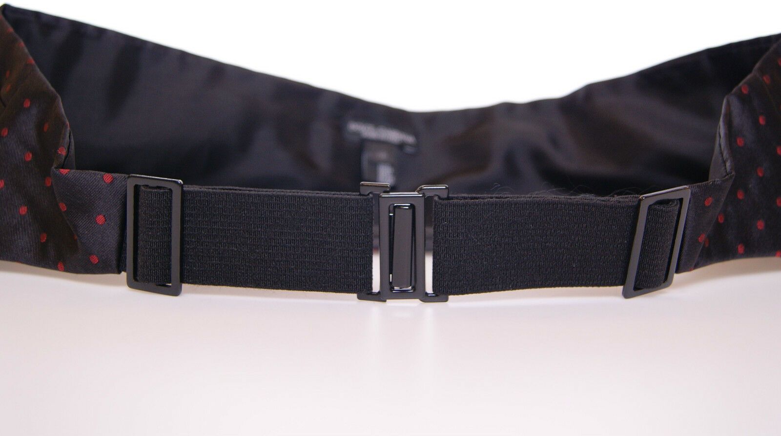 Dolce & Gabbana Black Waist Tuxedo Smoking Belt Cummerbund | Regal Royce