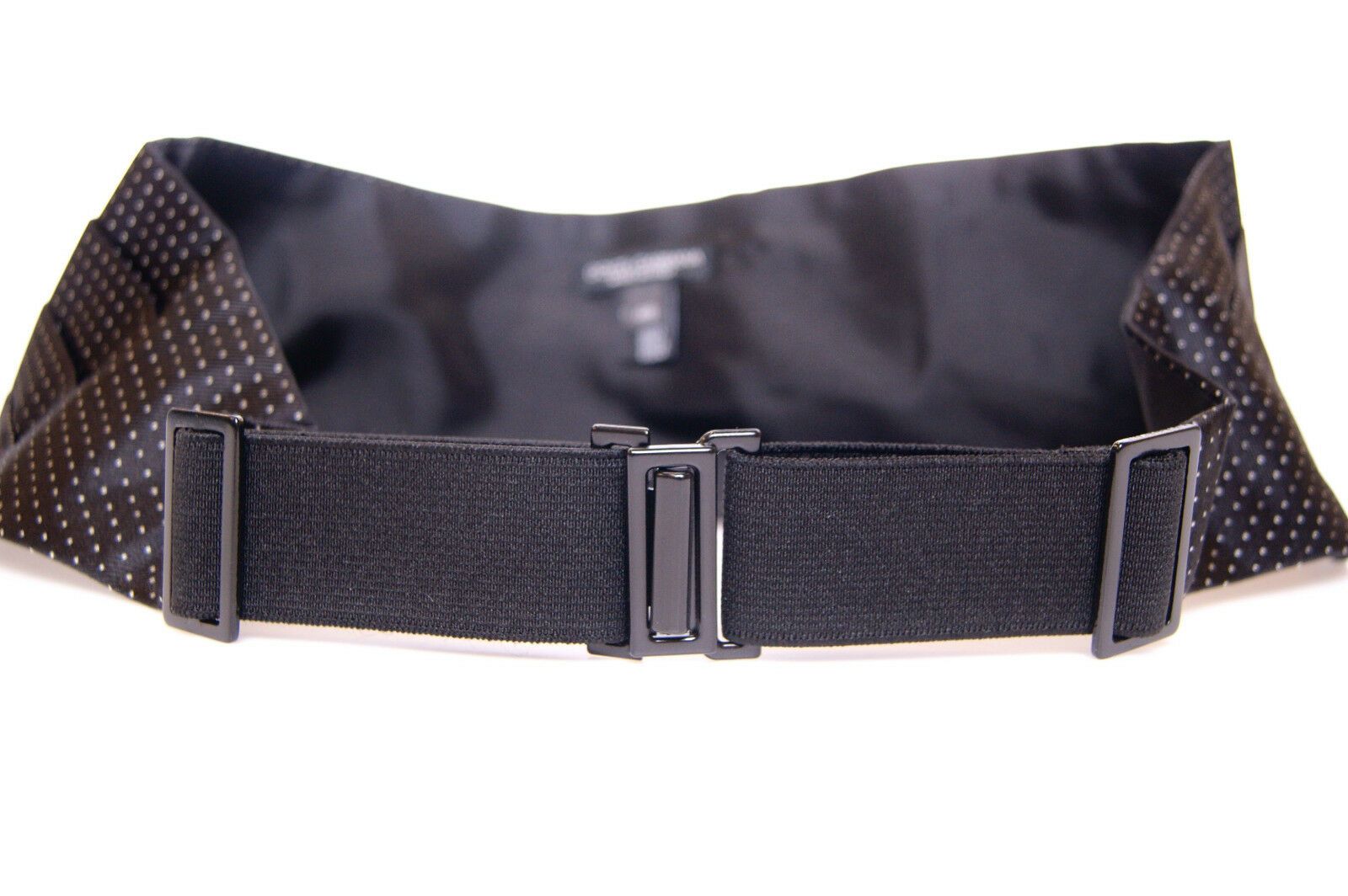 Dolce & Gabbana Black Waist Smoking Tuxedo Cummerbund  Belt | Regal Royce
