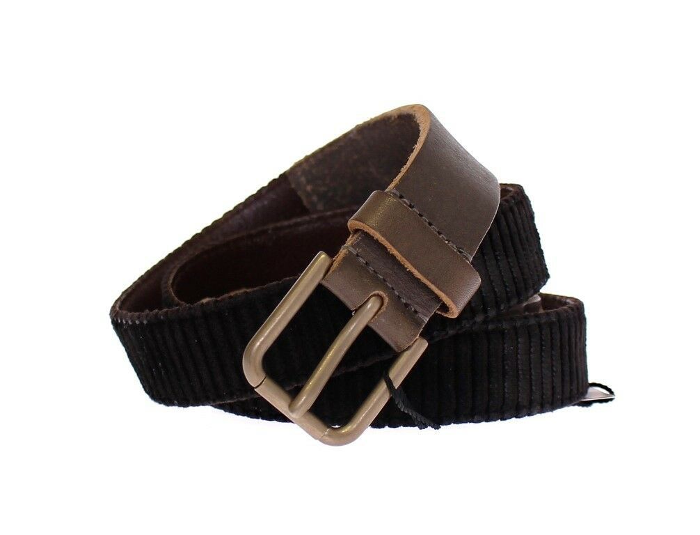 Dolce & Gabbana Brown Leather Logo Cintura Gürtel Belt | Regal Royce