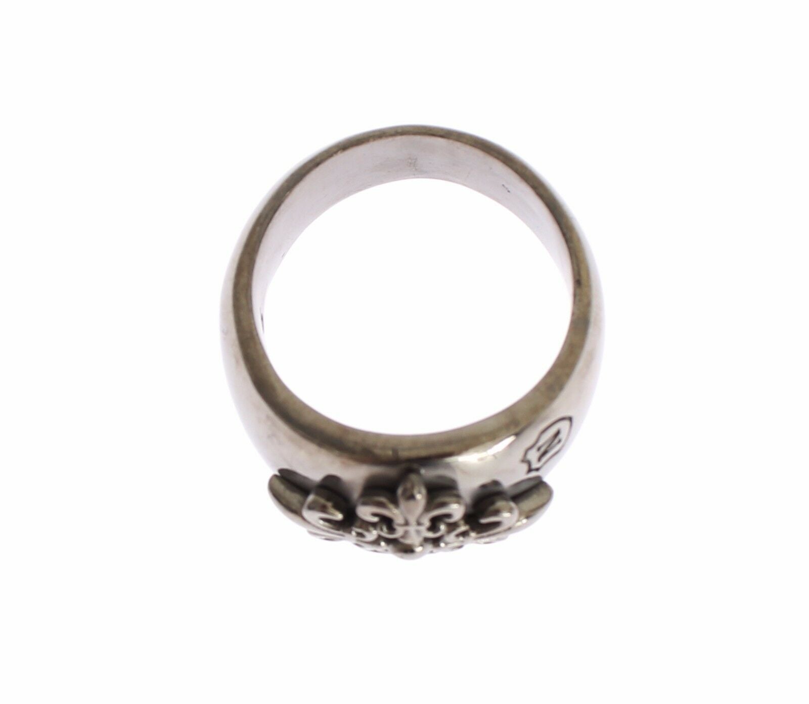 Nialaya Silver 925 Sterling Authentic  Crest Ring | Regal Royce