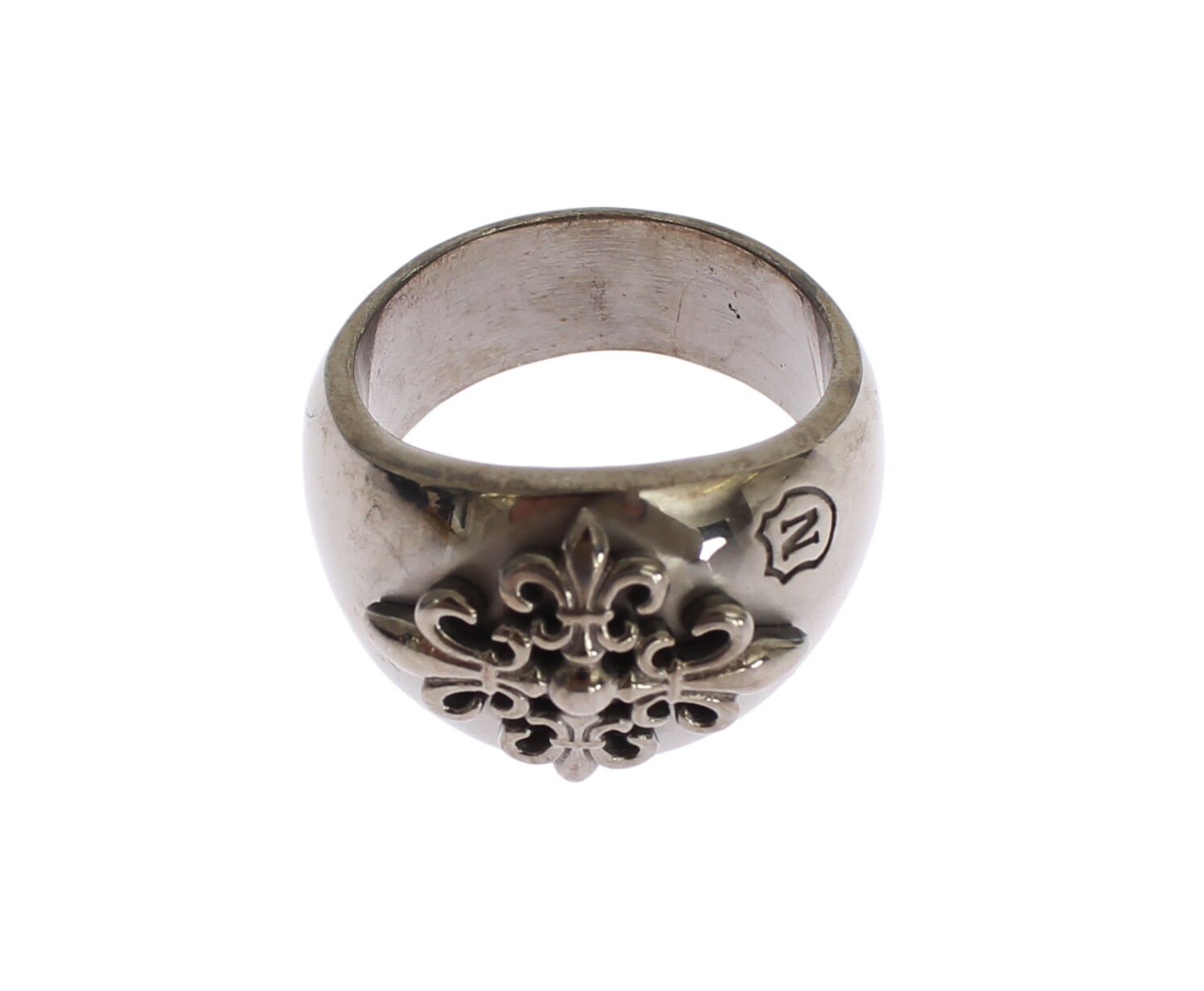 Nialaya Silver 925 Sterling Authentic  Crest Ring | Regal Royce