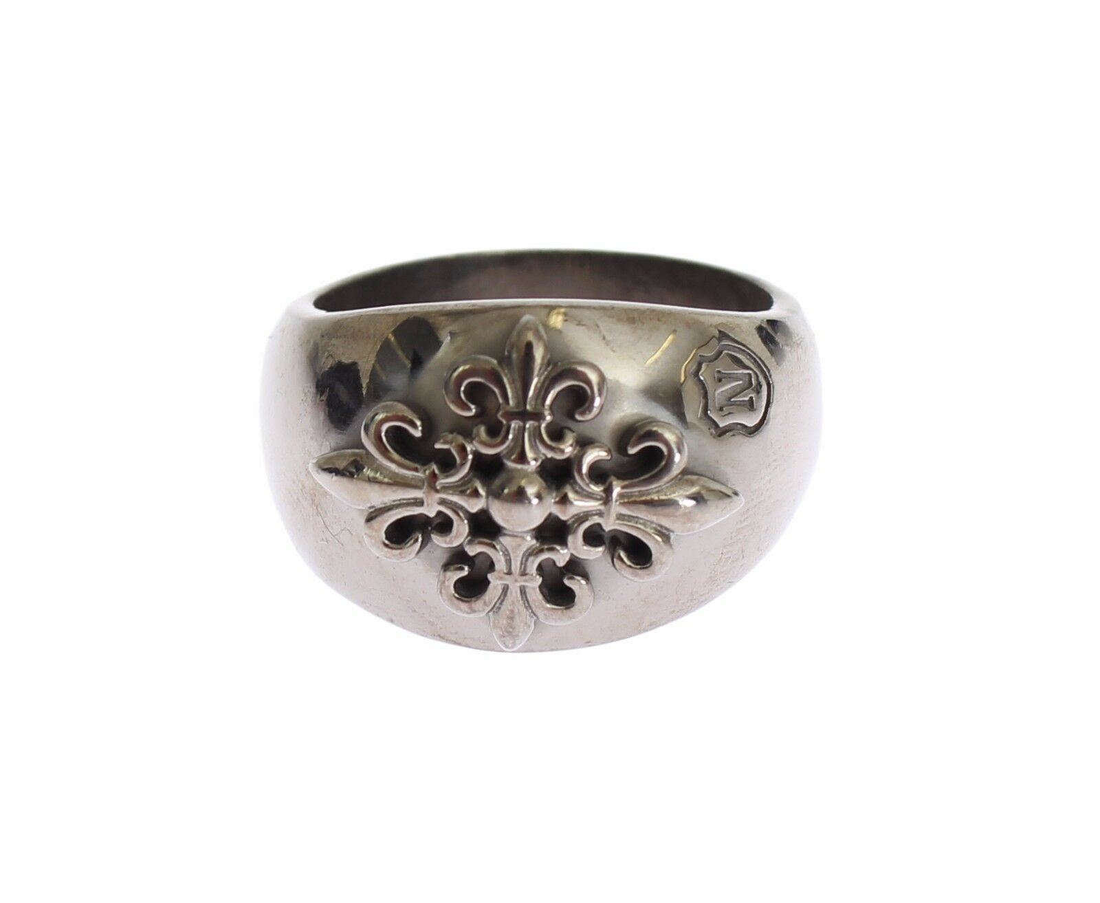 Nialaya Silver 925 Sterling Authentic  Crest Ring | Regal Royce
