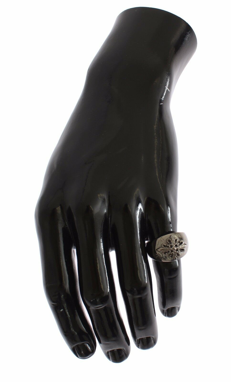 Nialaya Silver 925 Sterling Authentic  Crest Ring | Regal Royce