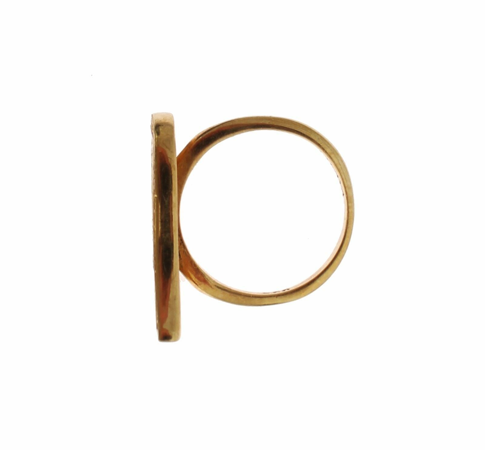 Nialaya Womens Clear CZ Gold 925 Silver Authentic Ring | Regal Royce